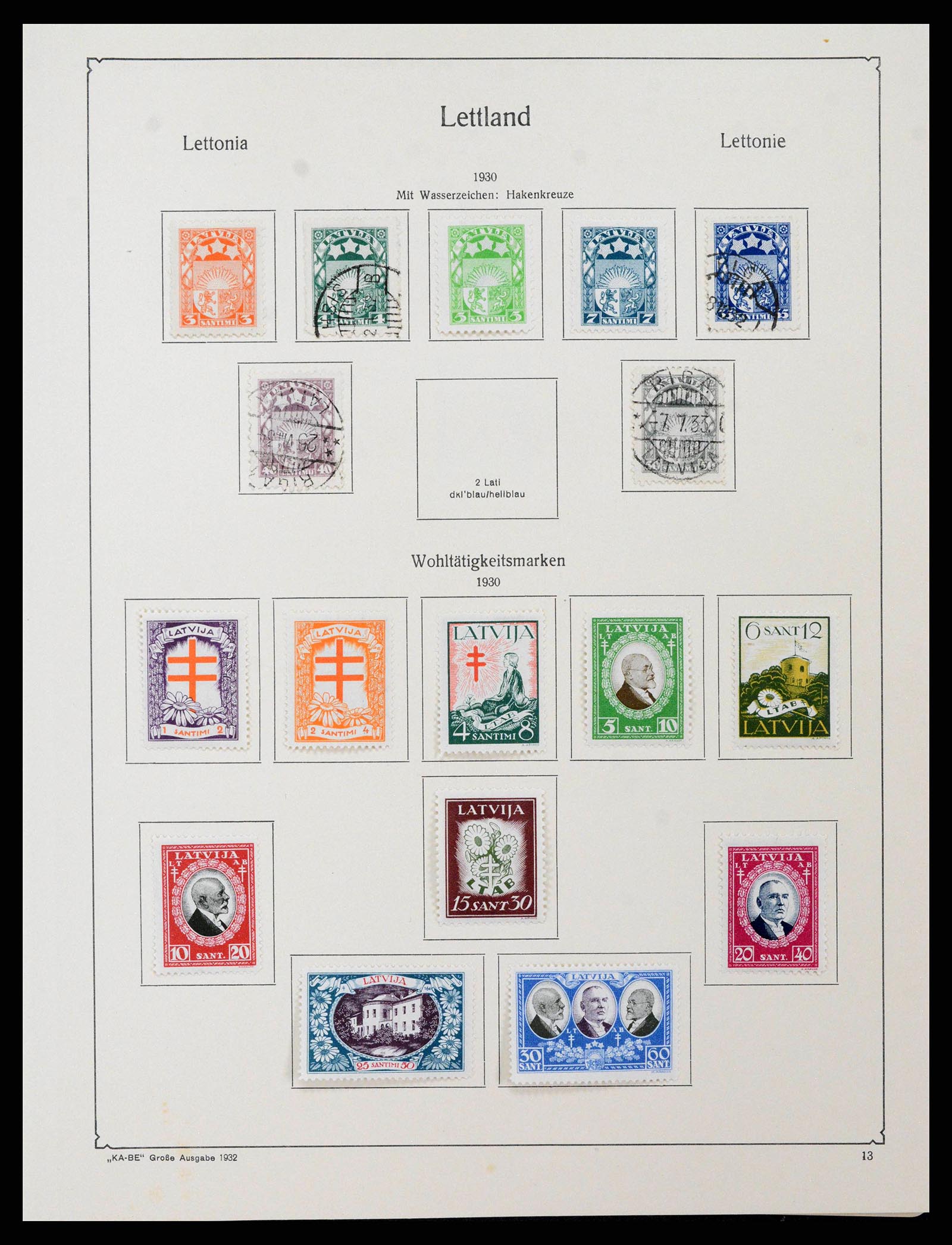 38586 0025 - Postzegelverzameling 38586 Baltische Staten 1918-1931.