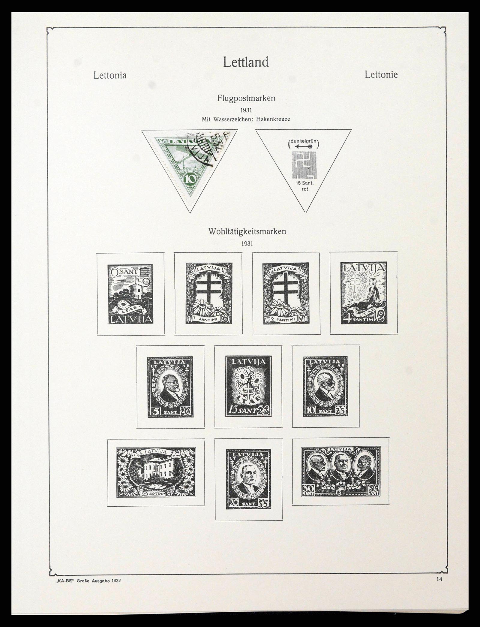 38586 0026 - Stamp collection 38586 Baltic States 1918-1931.