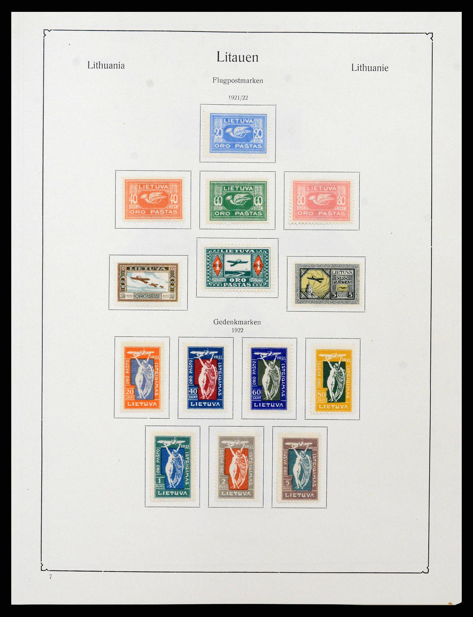 38586 0033 - Postzegelverzameling 38586 Baltische Staten 1918-1931.
