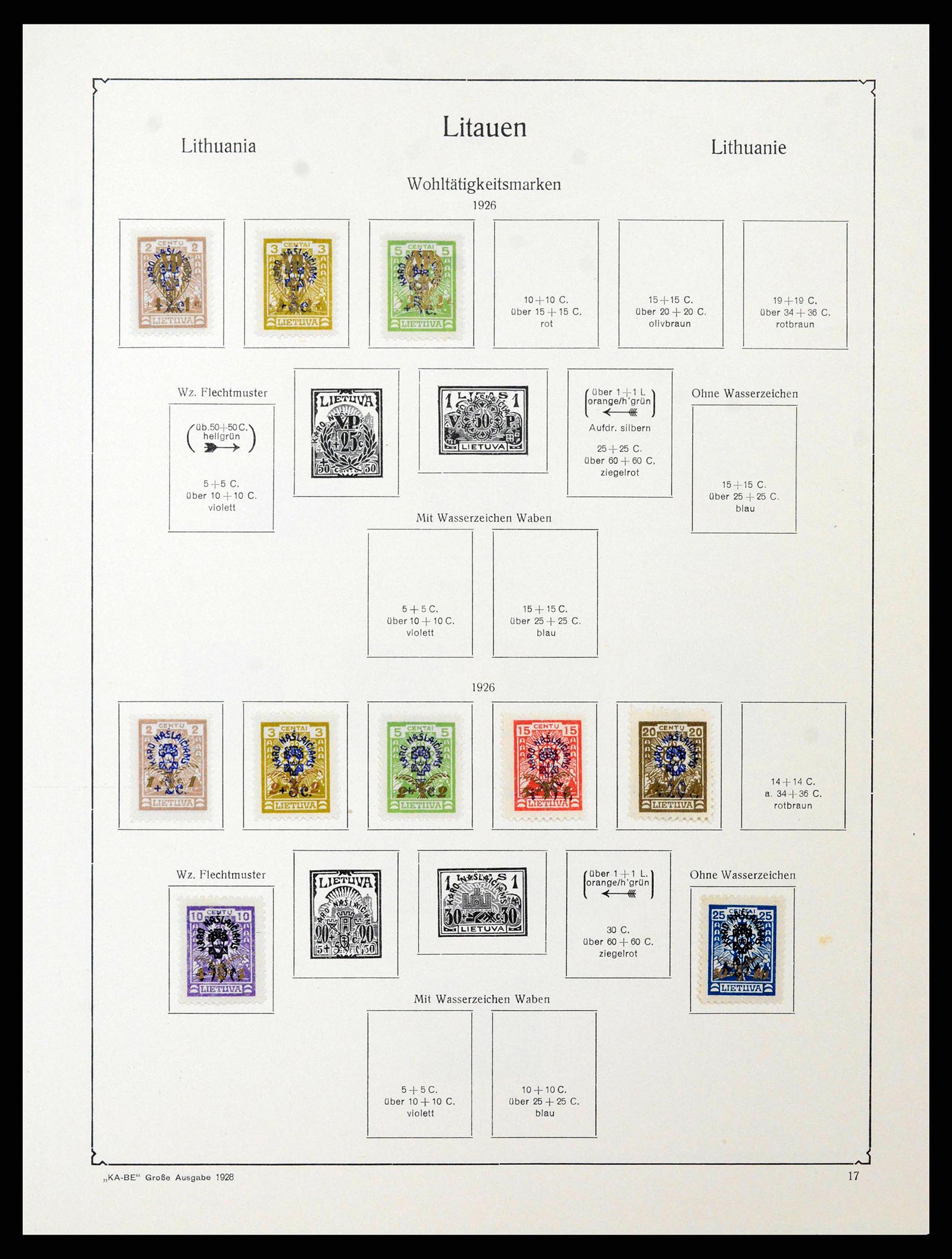 38586 0042 - Postzegelverzameling 38586 Baltische Staten 1918-1931.