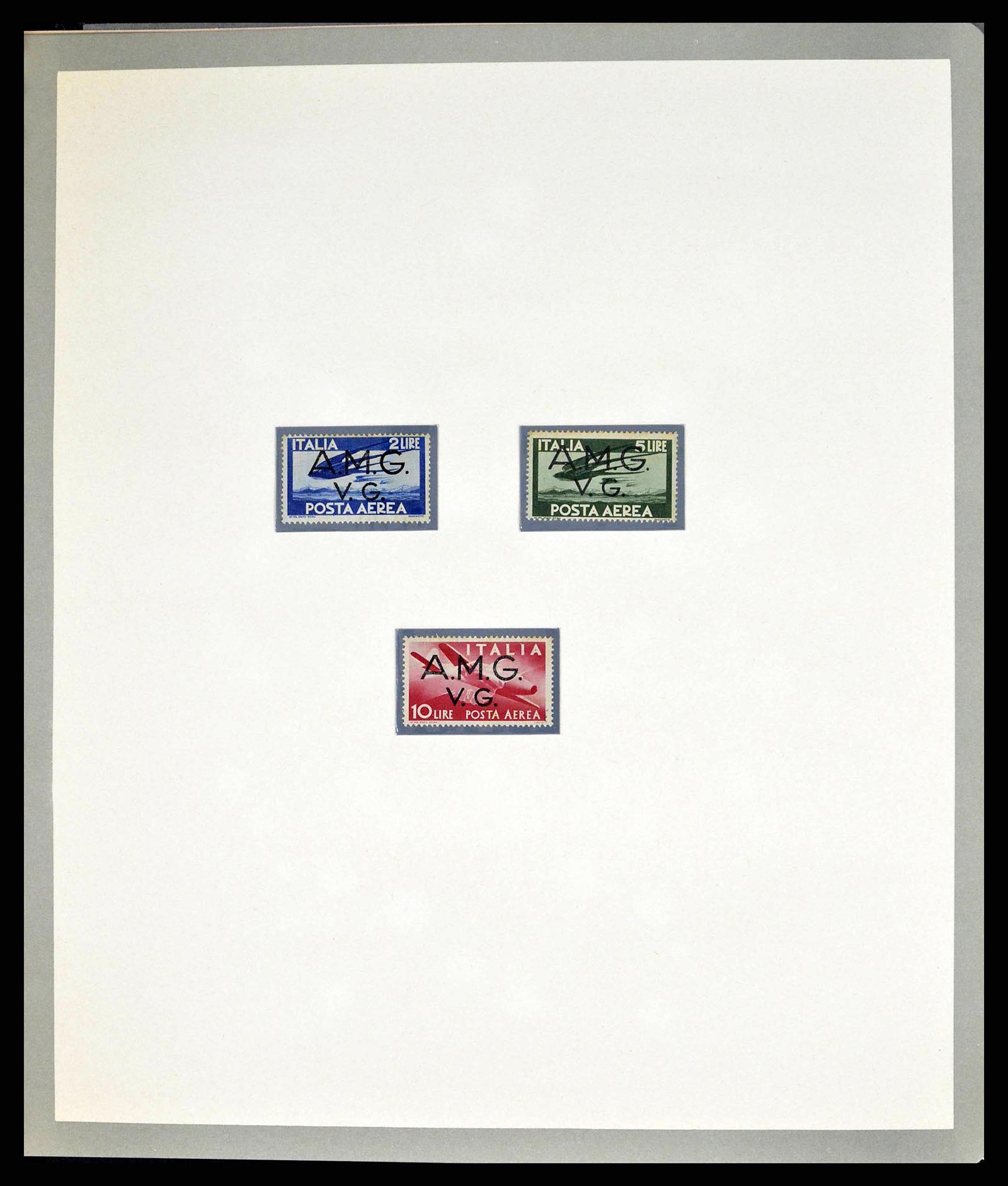 38590 0034 - Stamp collection 38590 Triest-A over-complete collection 1947-1954.