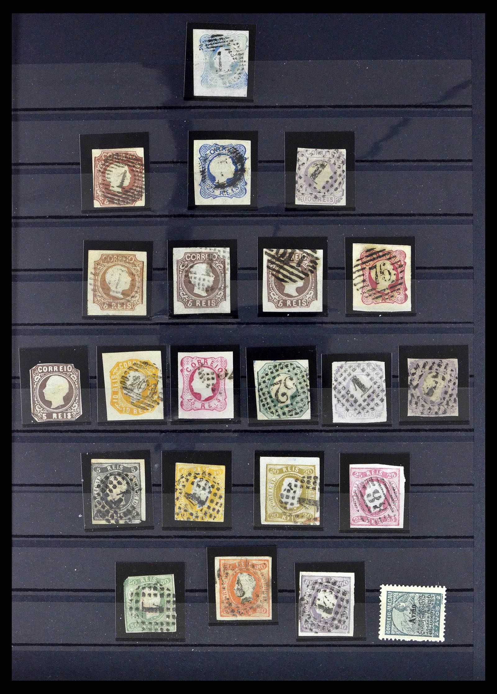 38591 0001 - Postzegelverzameling 38591 Portugal en koloniën 1862-1940.