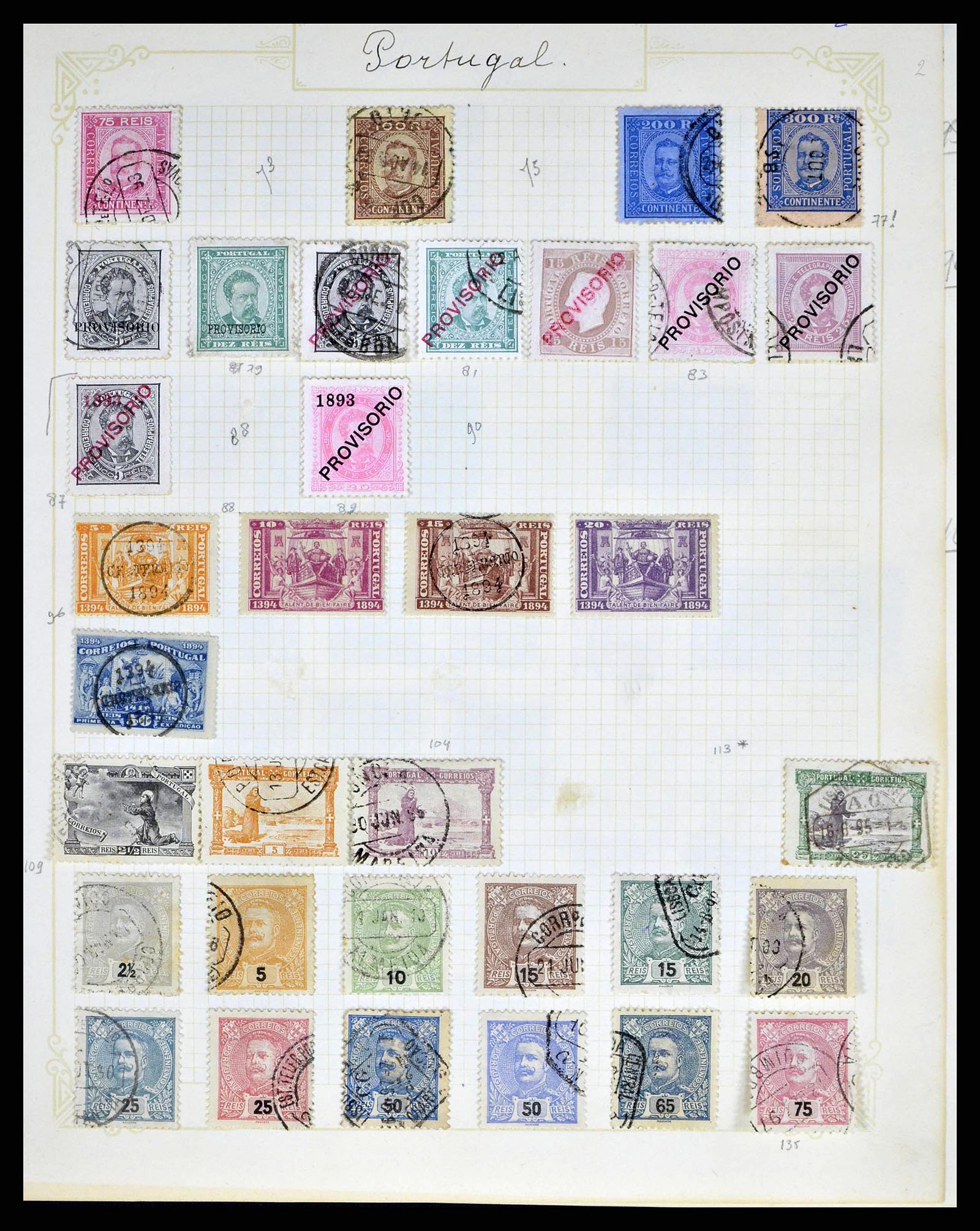 38591 0004 - Stamp collection 38591 Portugal and colonies 1862-1940.