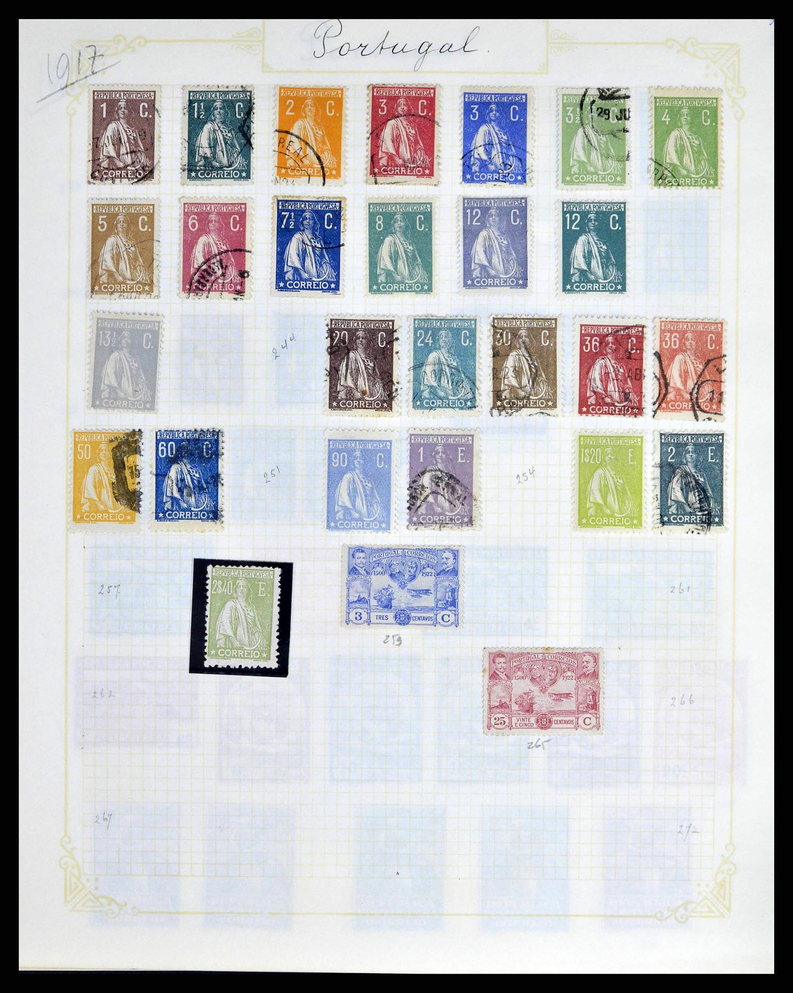 38591 0007 - Stamp collection 38591 Portugal and colonies 1862-1940.