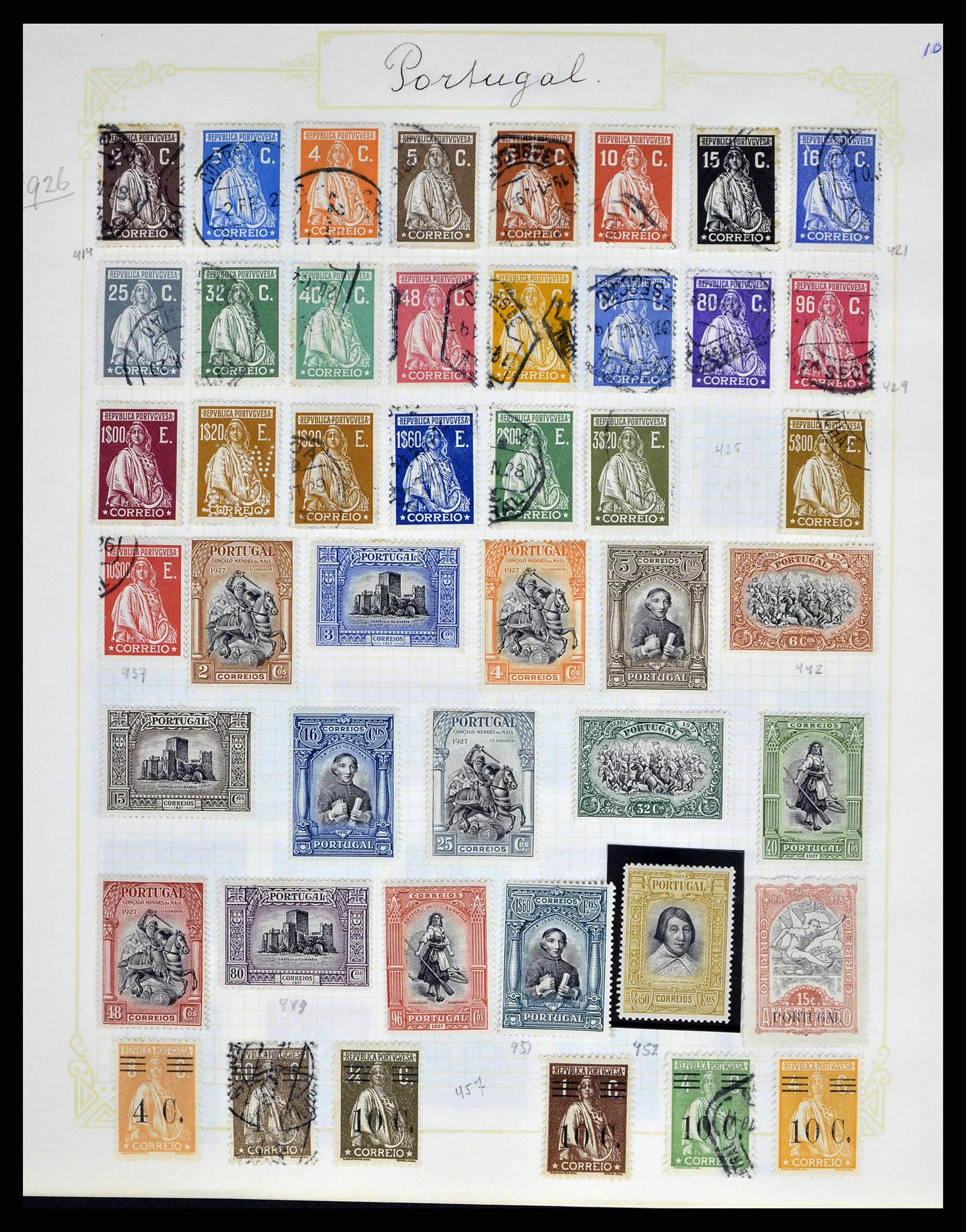 38591 0012 - Stamp collection 38591 Portugal and colonies 1862-1940.