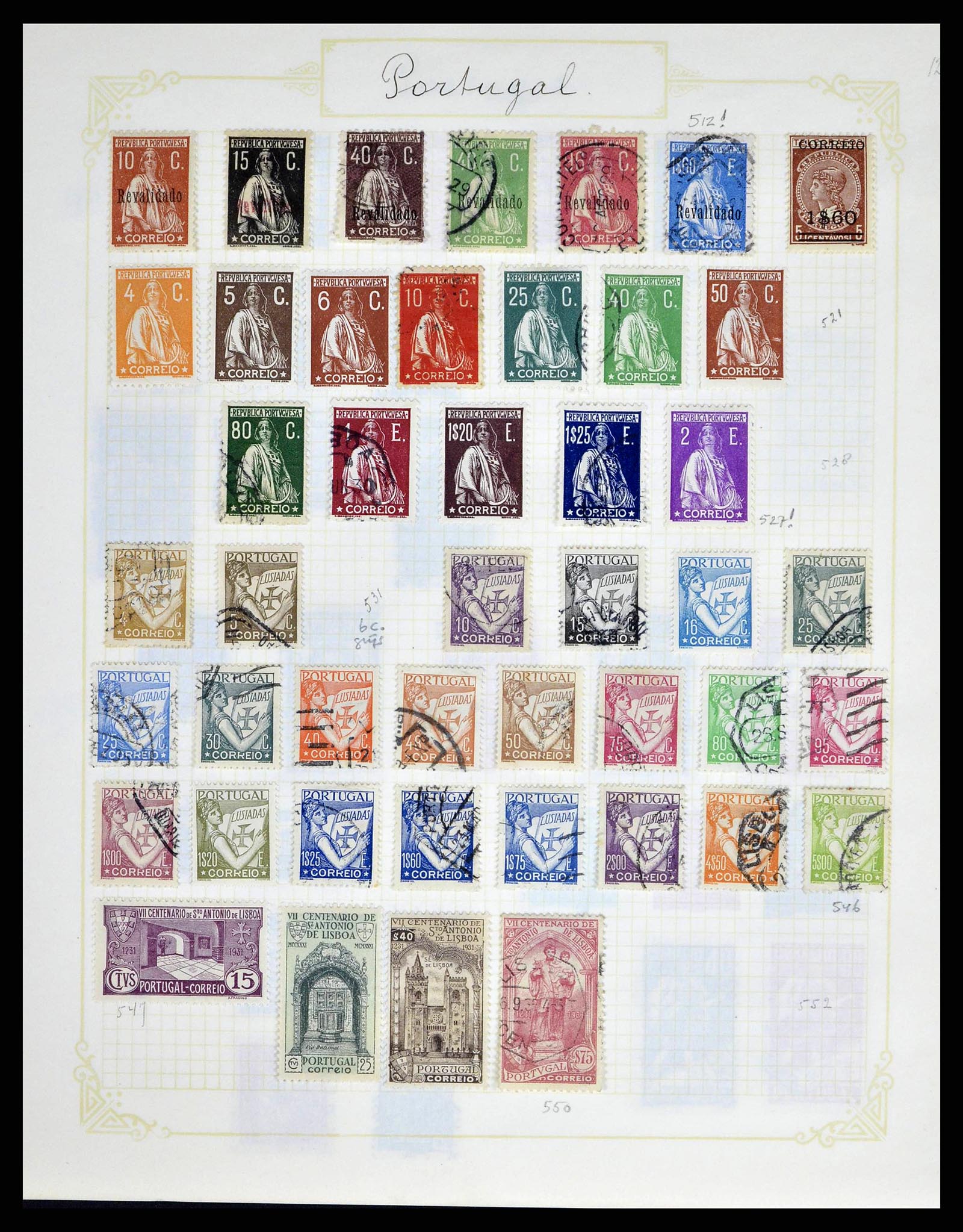 38591 0014 - Stamp collection 38591 Portugal and colonies 1862-1940.