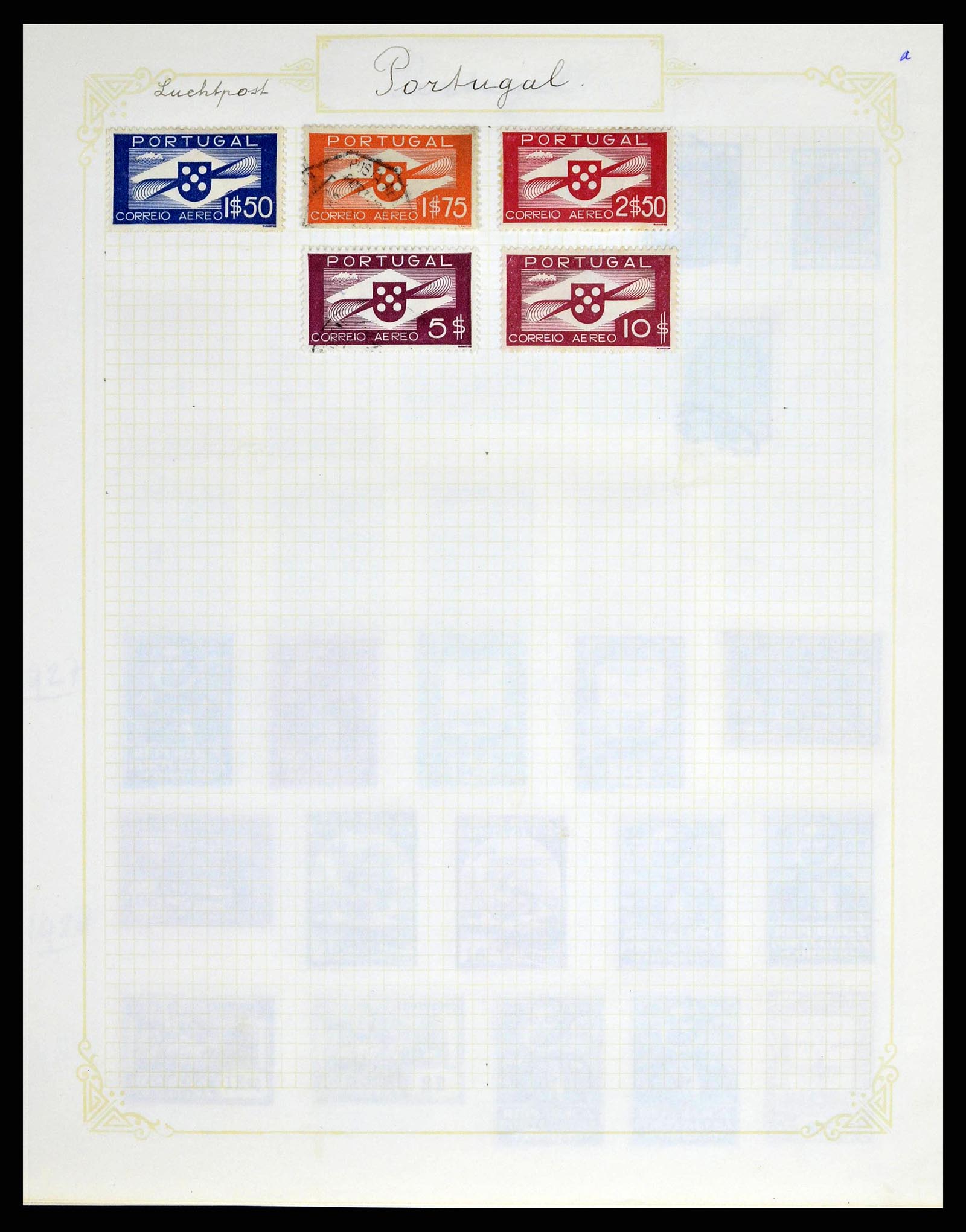 38591 0019 - Postzegelverzameling 38591 Portugal en koloniën 1862-1940.