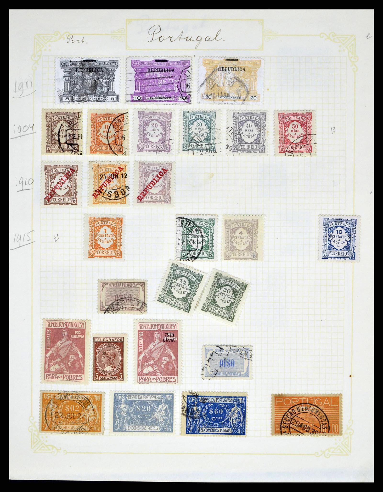38591 0023 - Stamp collection 38591 Portugal and colonies 1862-1940.