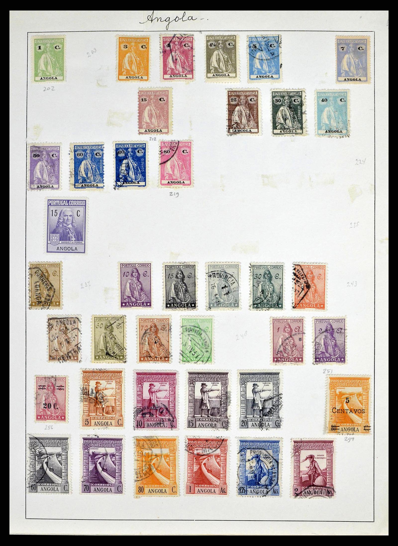 38591 0028 - Stamp collection 38591 Portugal and colonies 1862-1940.