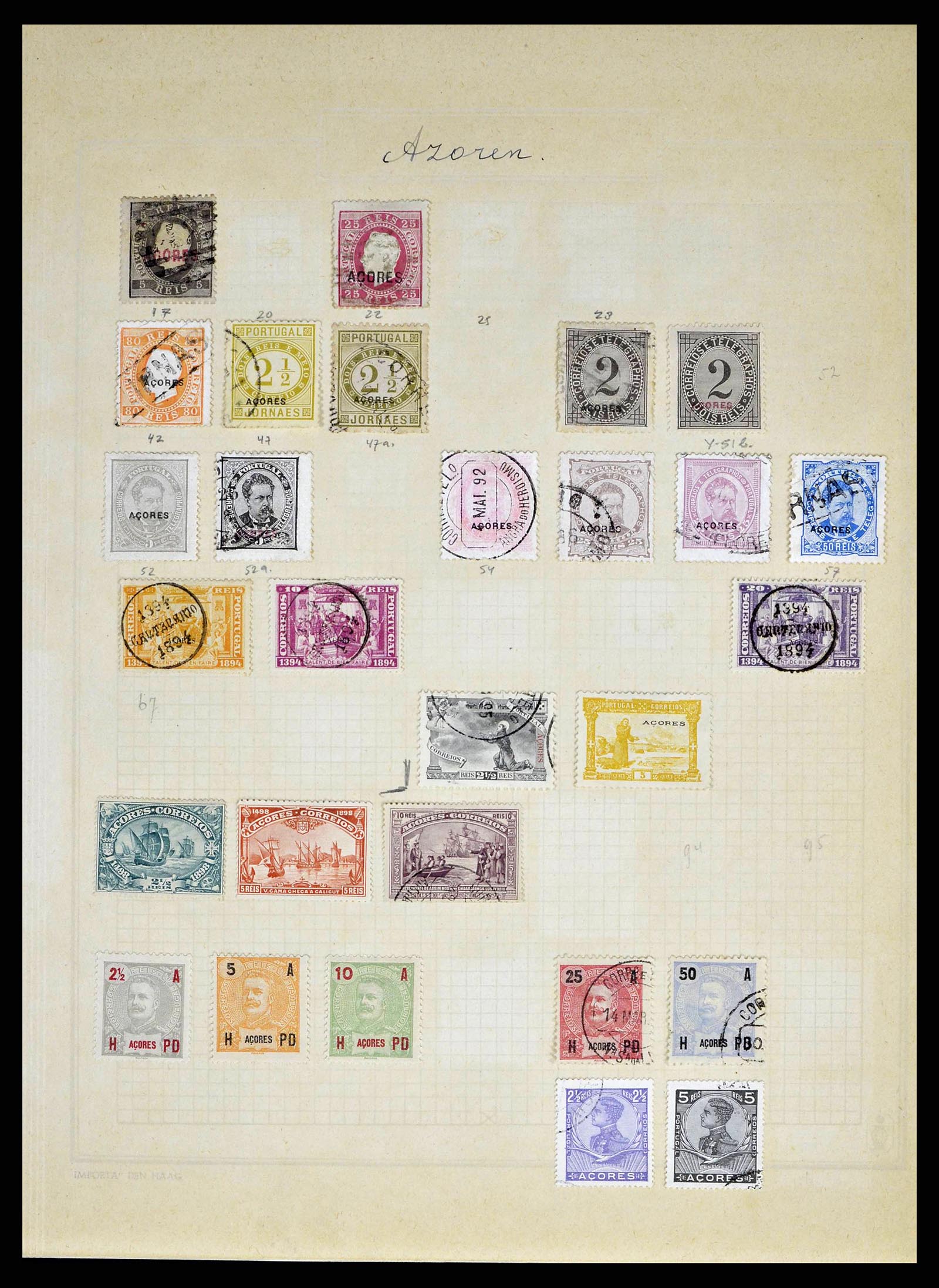 38591 0031 - Stamp collection 38591 Portugal and colonies 1862-1940.
