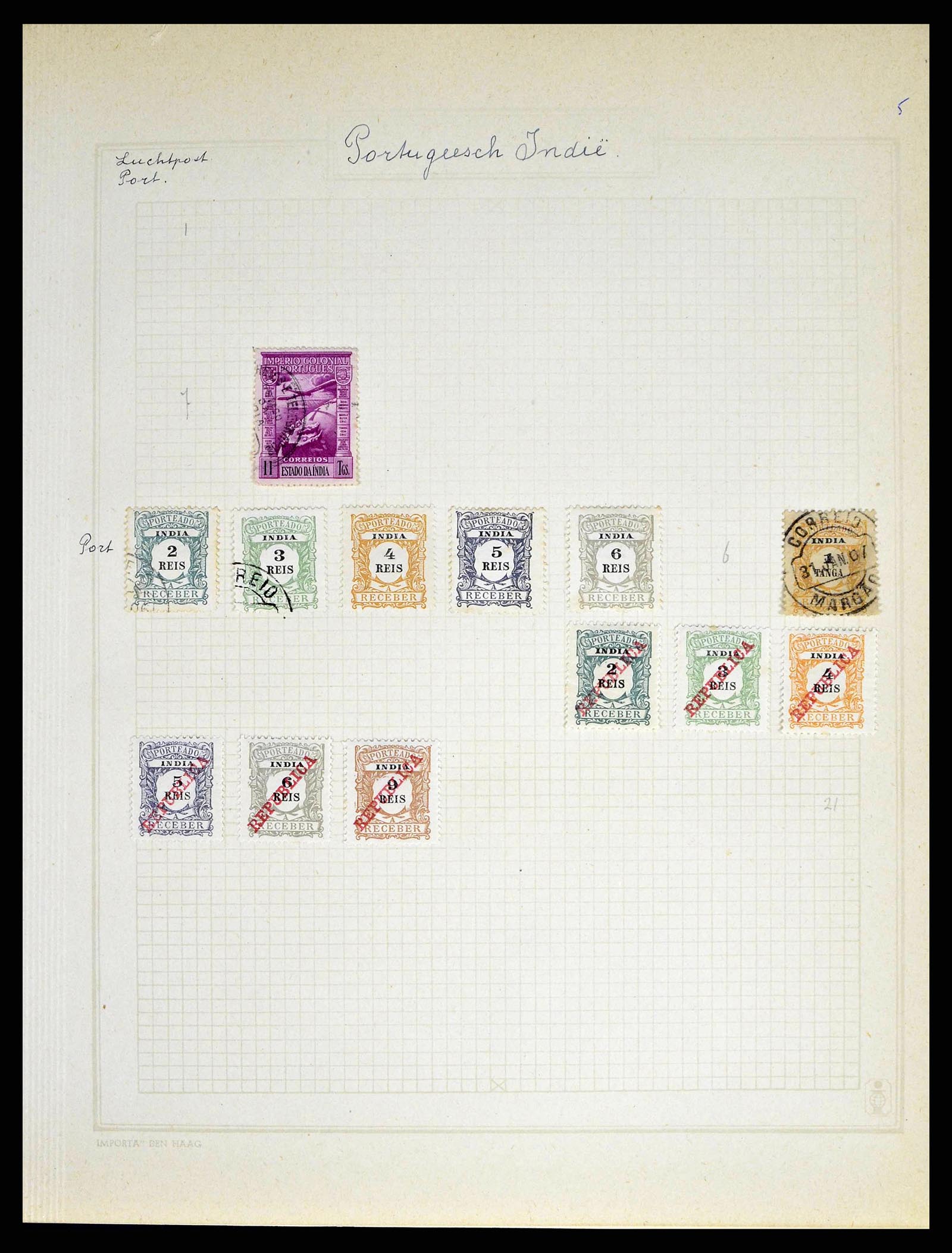 38591 0046 - Stamp collection 38591 Portugal and colonies 1862-1940.