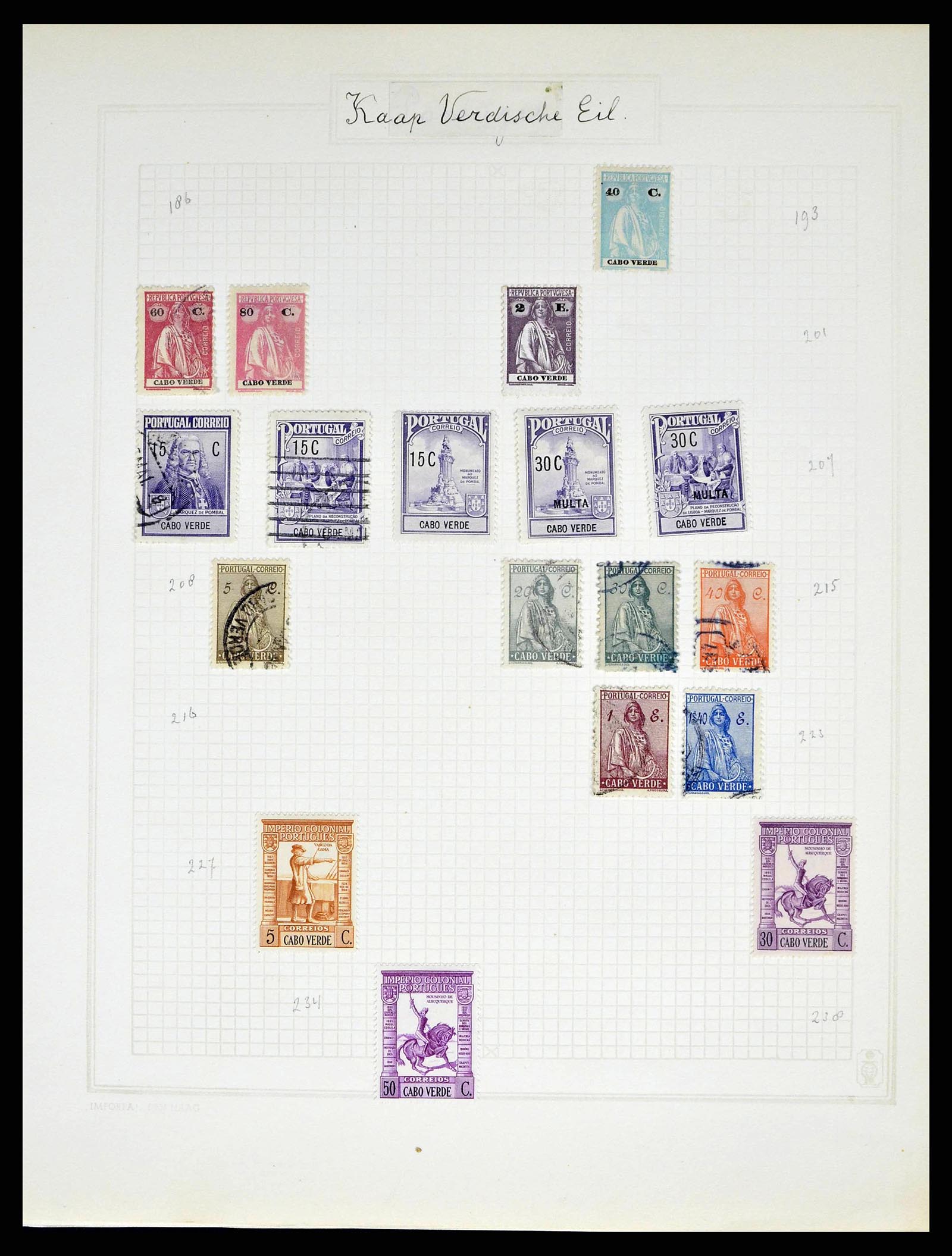 38591 0052 - Stamp collection 38591 Portugal and colonies 1862-1940.