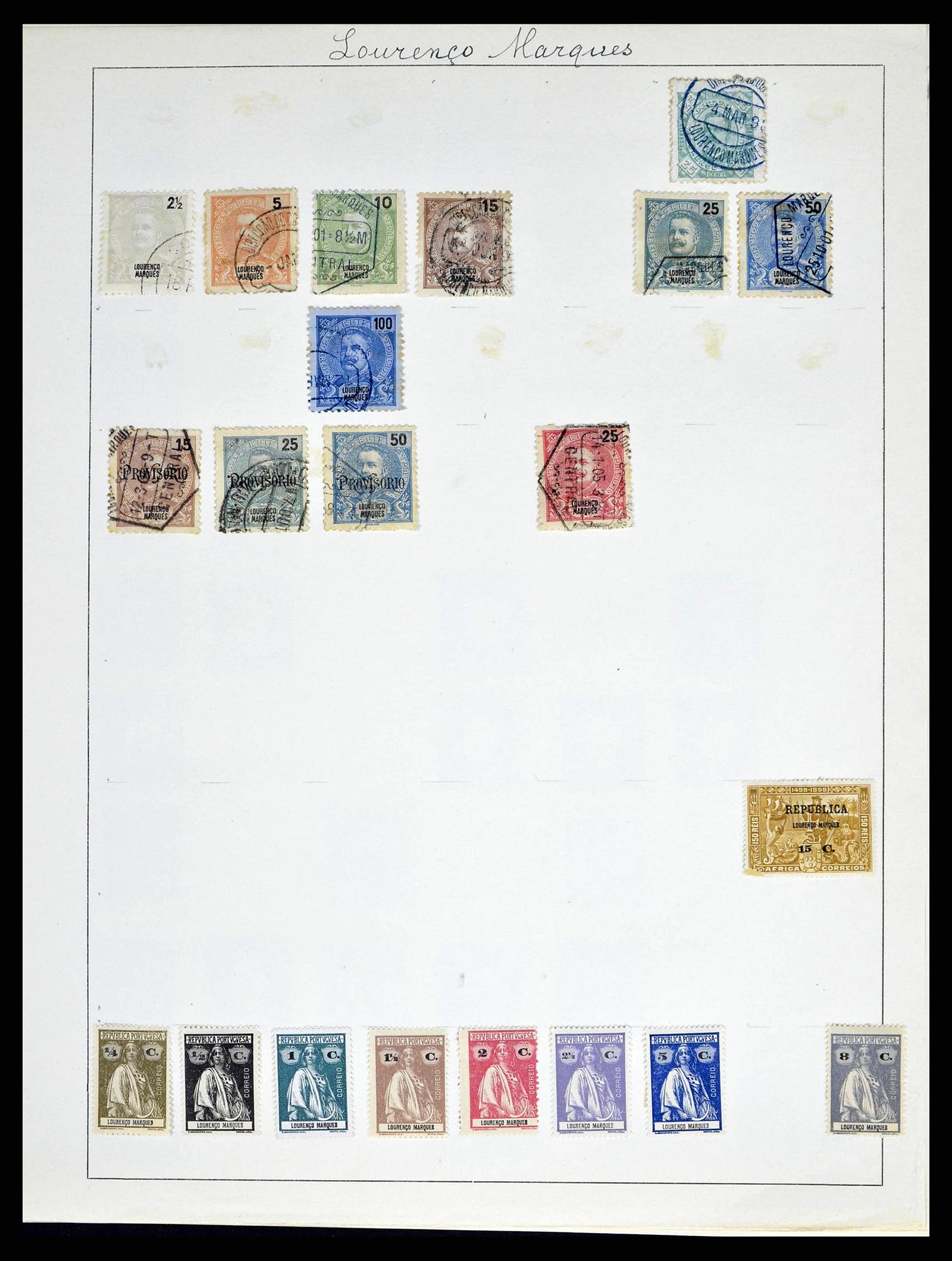 38591 0054 - Stamp collection 38591 Portugal and colonies 1862-1940.