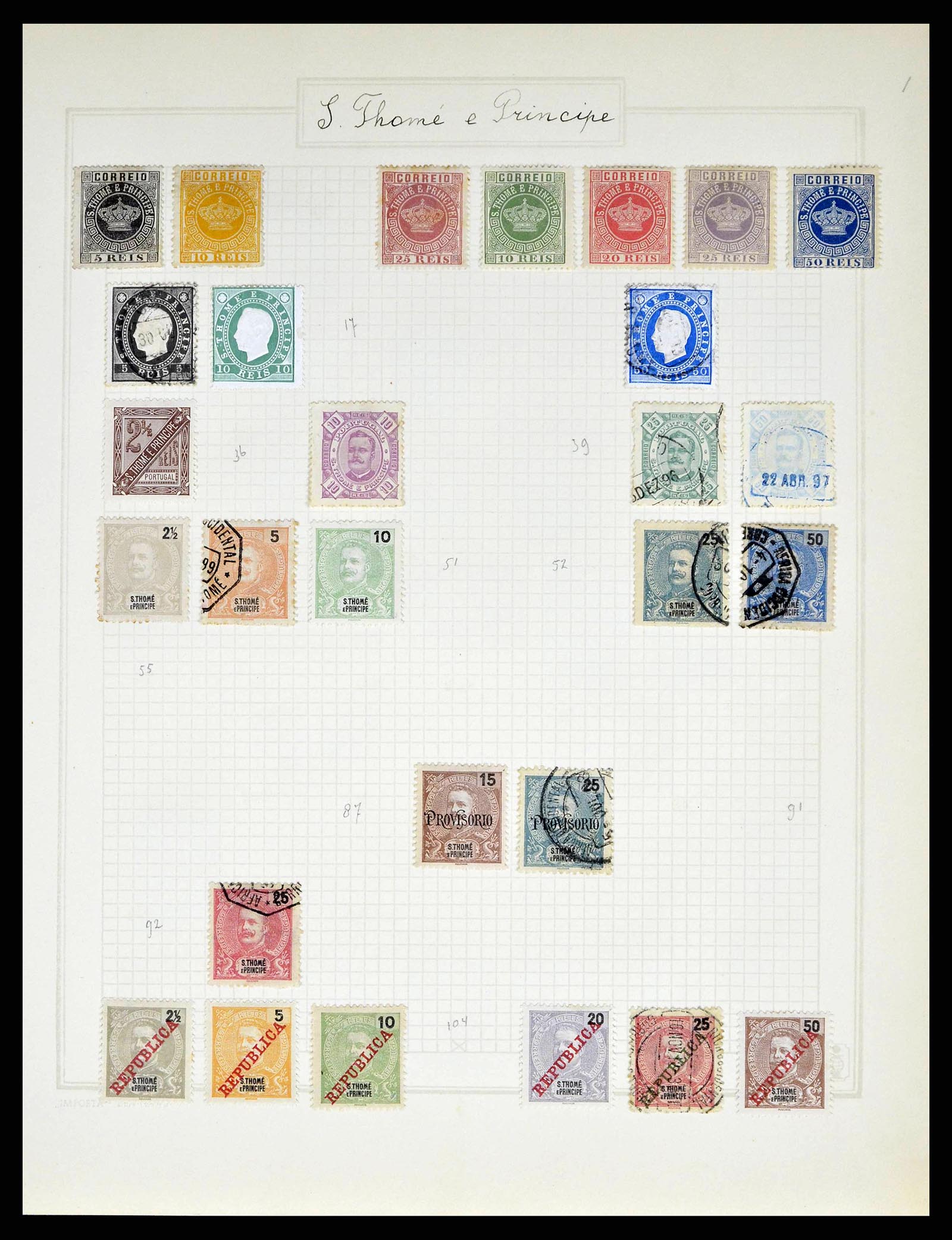 38591 0068 - Stamp collection 38591 Portugal and colonies 1862-1940.