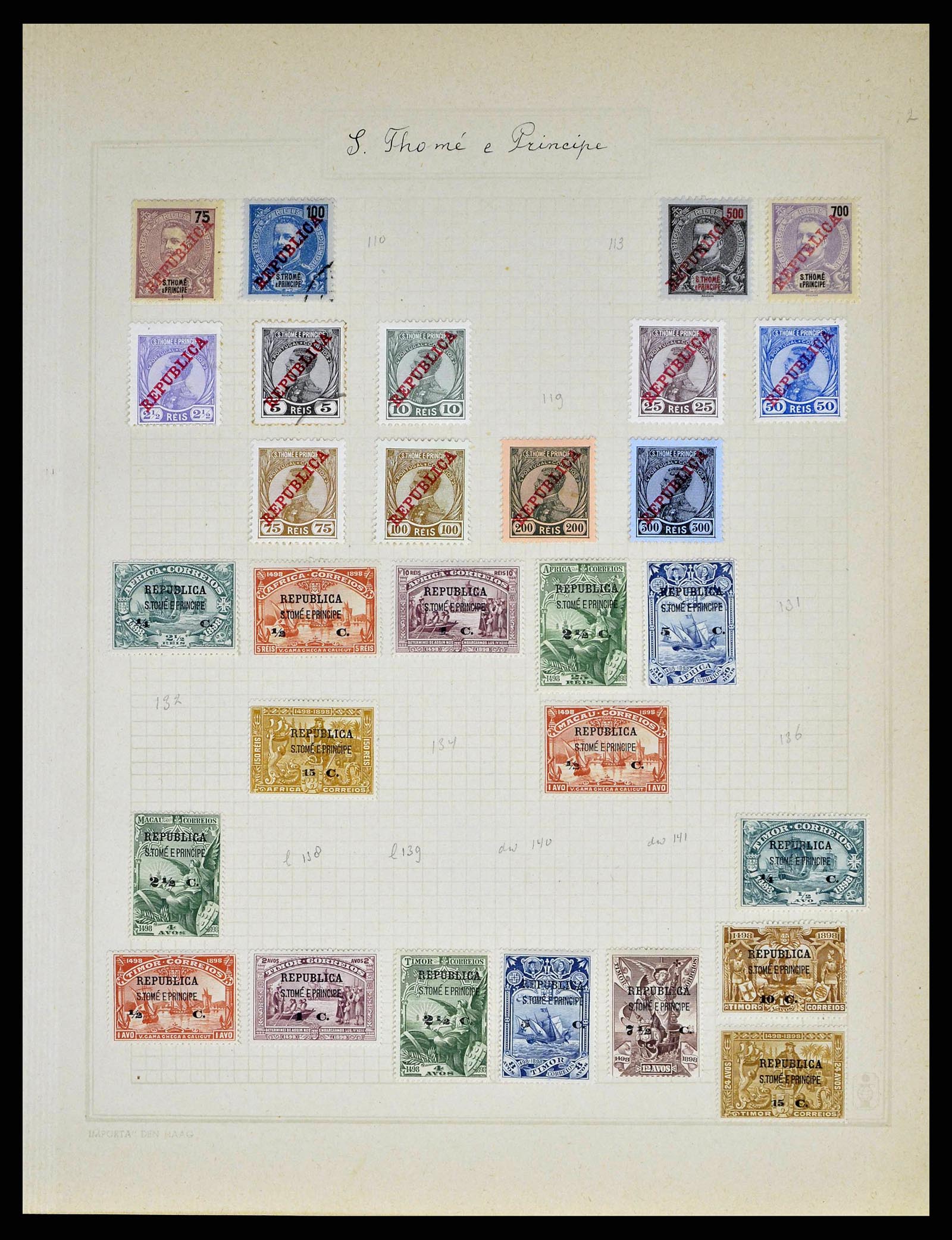 38591 0069 - Stamp collection 38591 Portugal and colonies 1862-1940.