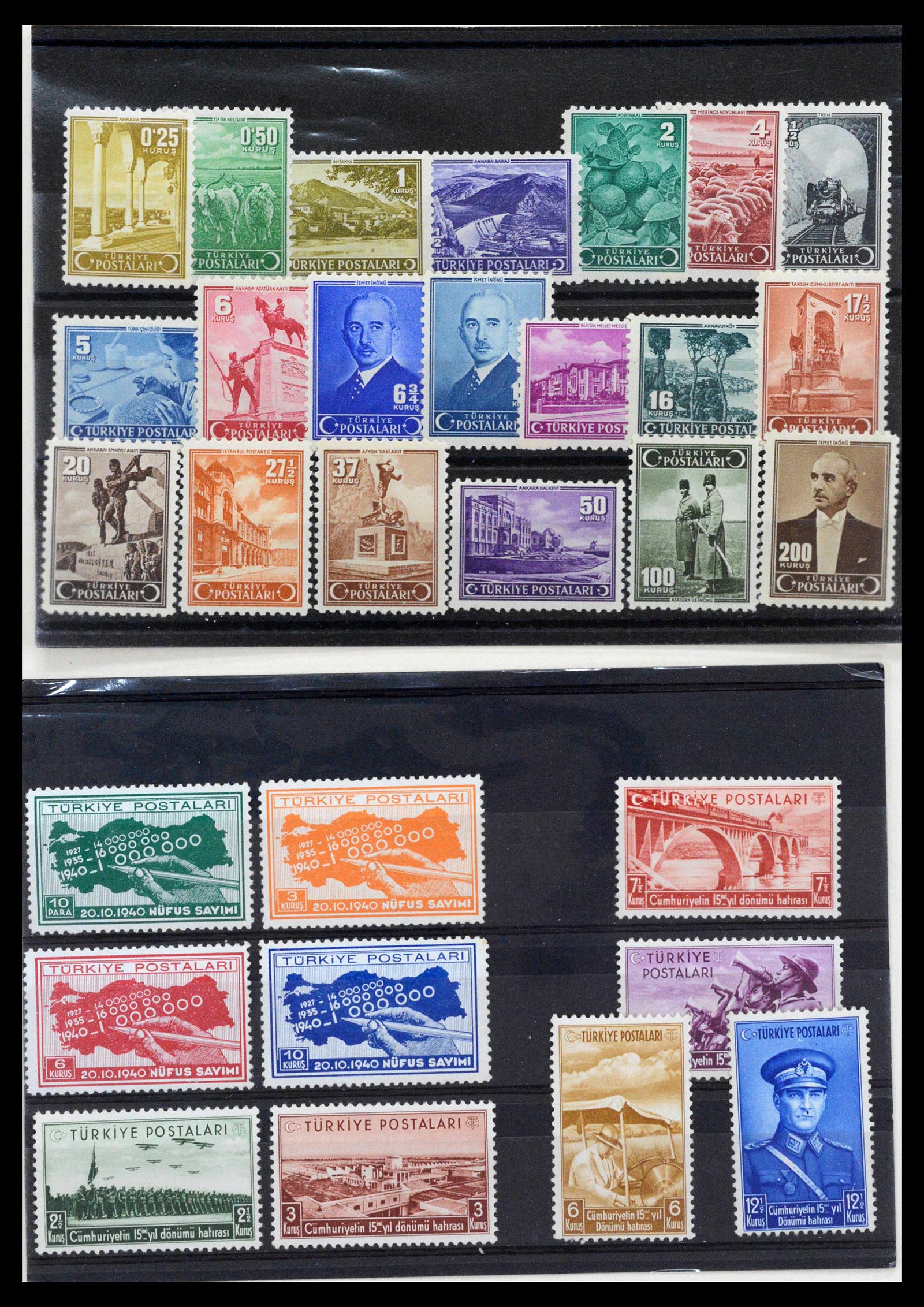 38592 0004 - Postzegelverzameling 38592 Turkije 1863-1940.