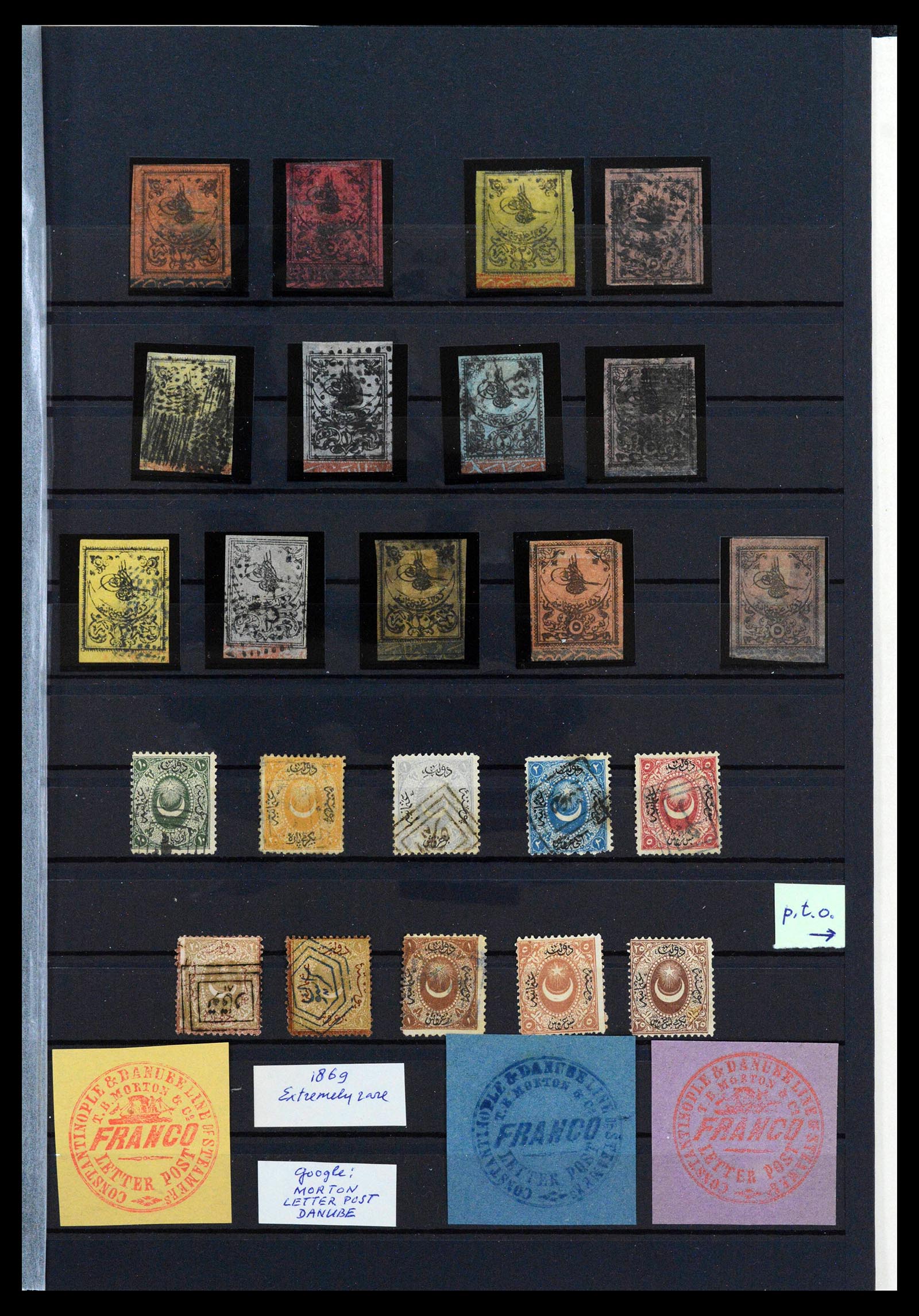 38592 0007 - Postzegelverzameling 38592 Turkije 1863-1940.