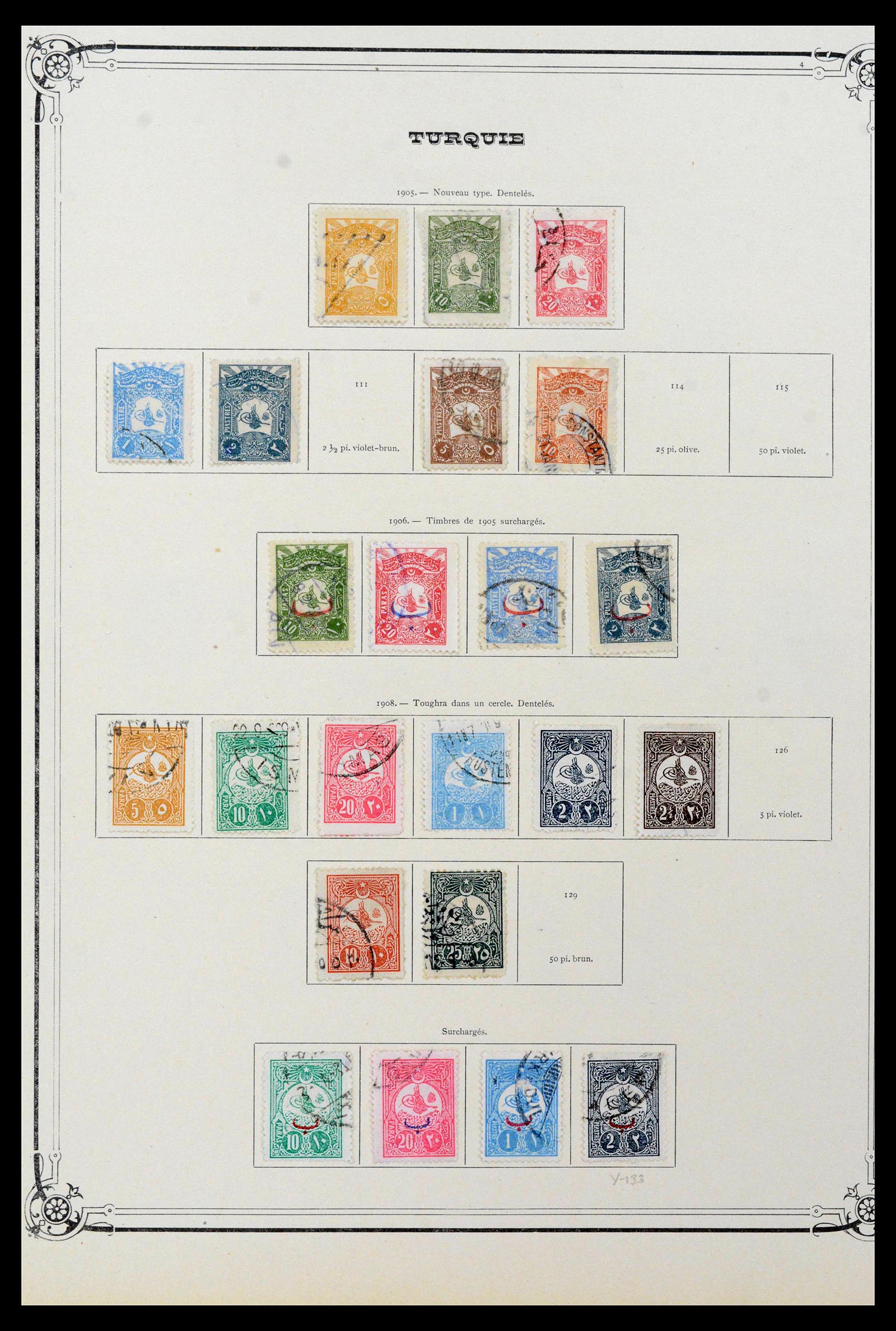 38592 0014 - Stamp collection 38592 Turkey 1863-1940.