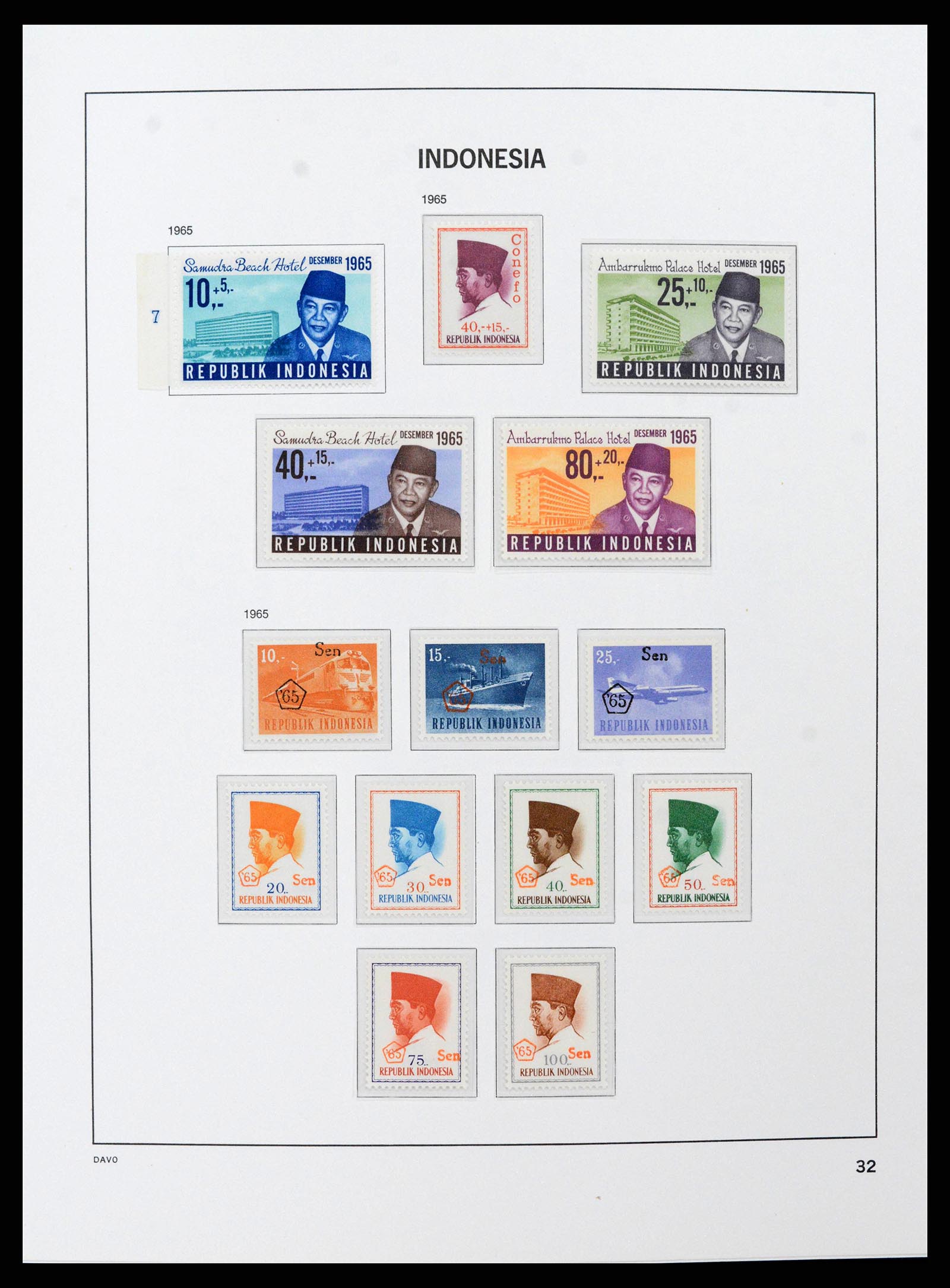 38597 0033 - Stamp collection 38597 Indonesia 1949-2003.