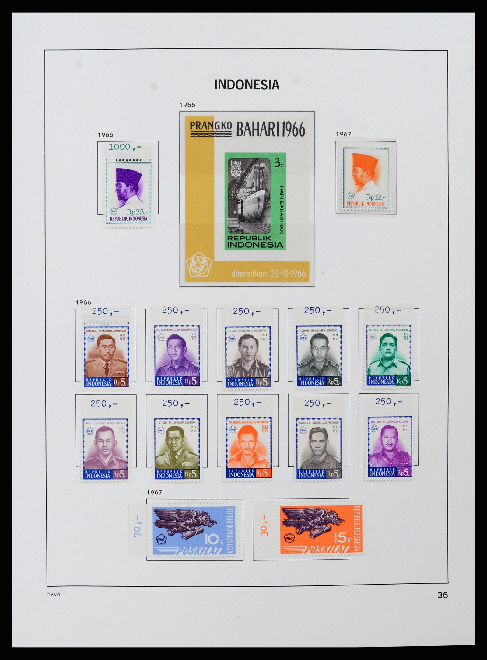 38597 0037 - Stamp collection 38597 Indonesia 1949-2003.