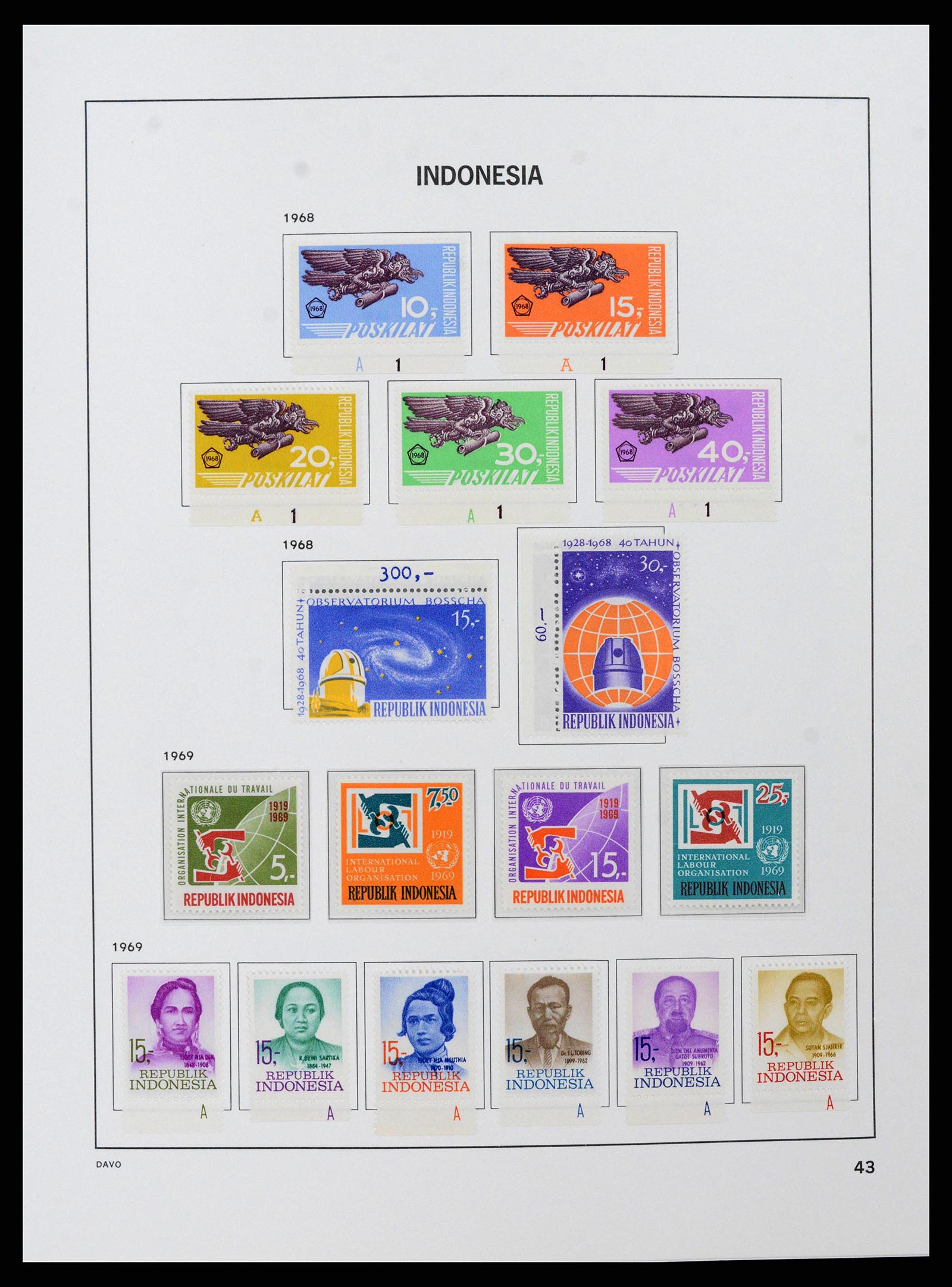 38597 0044 - Stamp collection 38597 Indonesia 1949-2003.