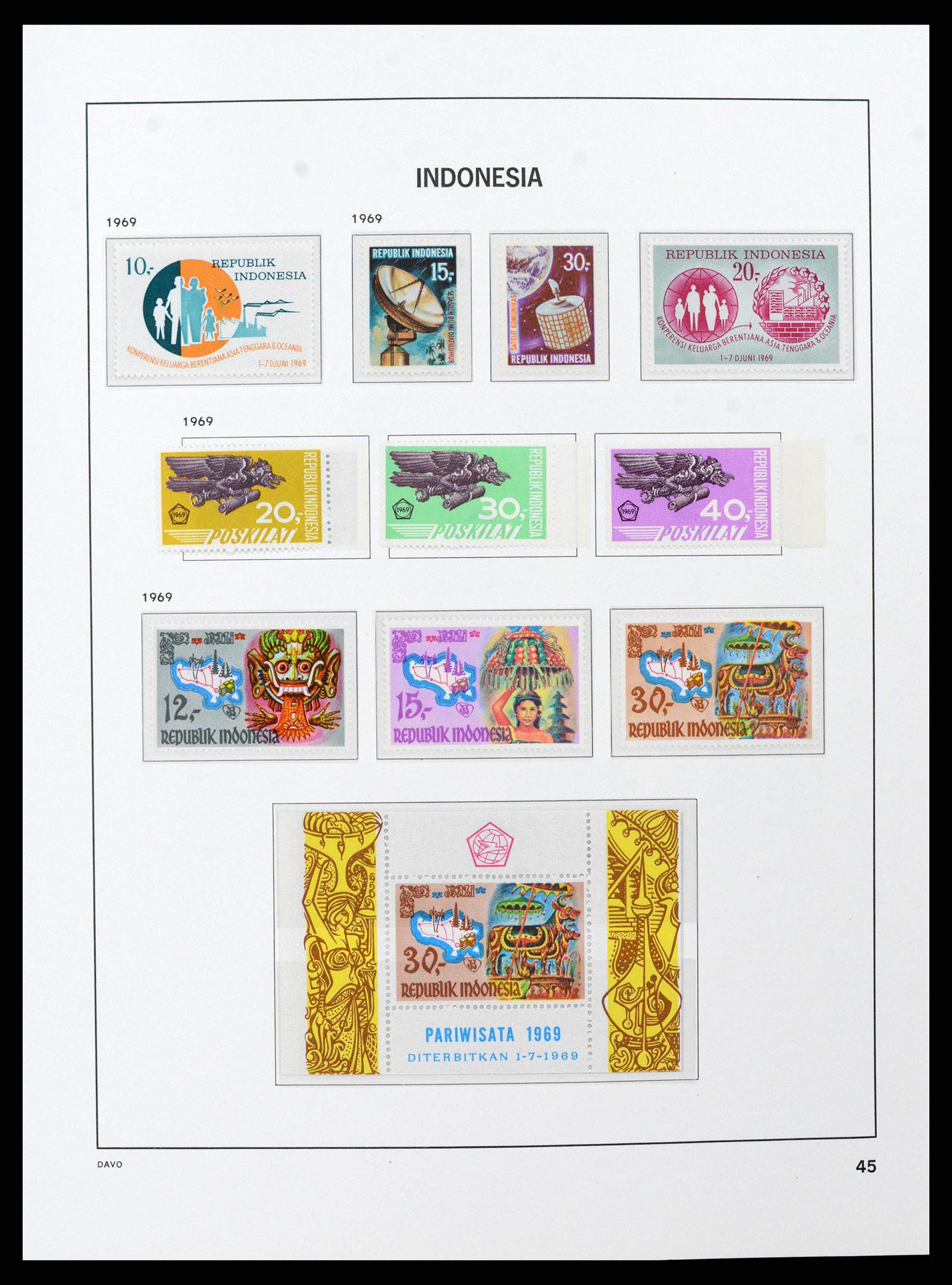 38597 0046 - Stamp collection 38597 Indonesia 1949-2003.