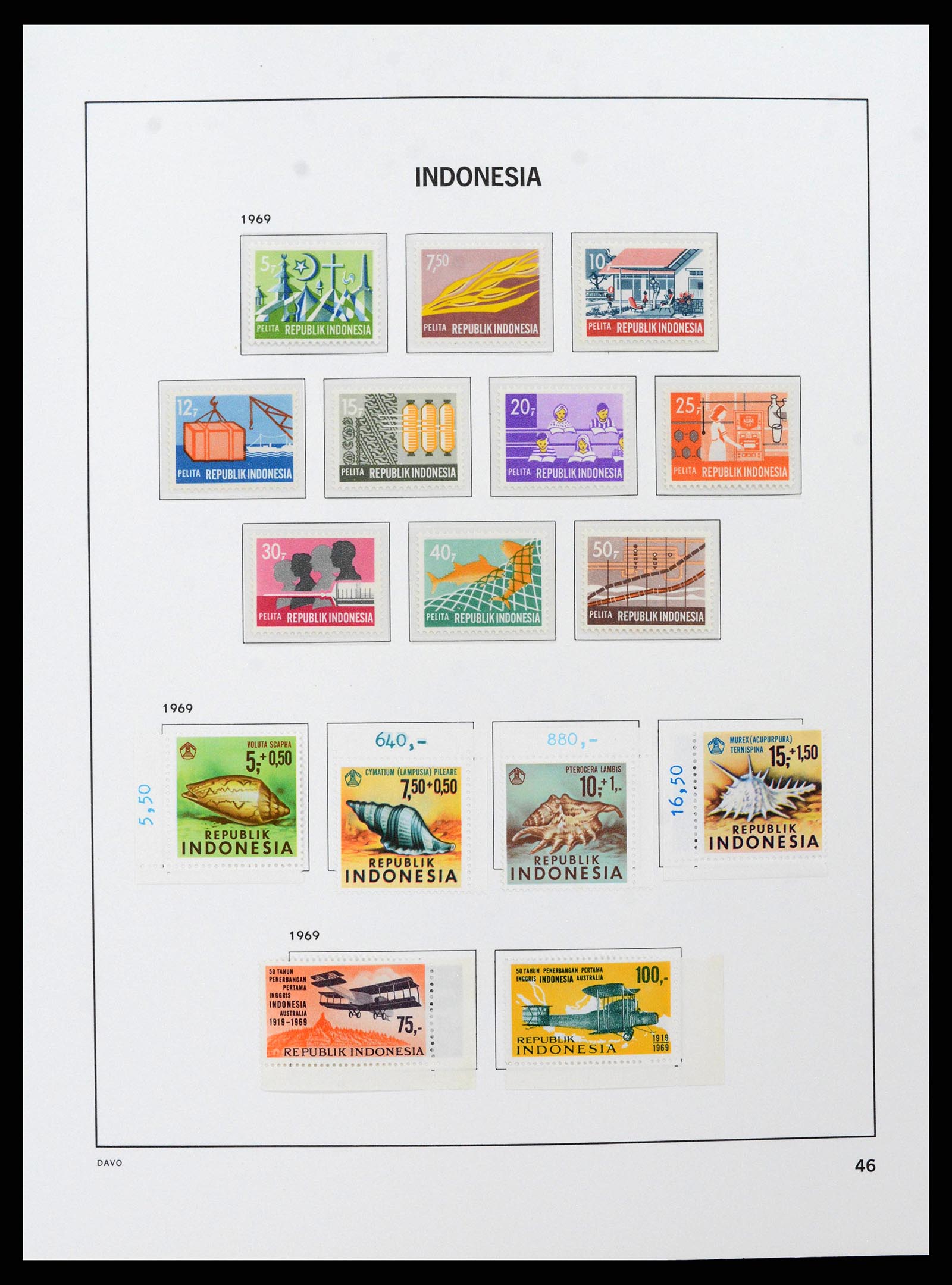 38597 0047 - Stamp collection 38597 Indonesia 1949-2003.