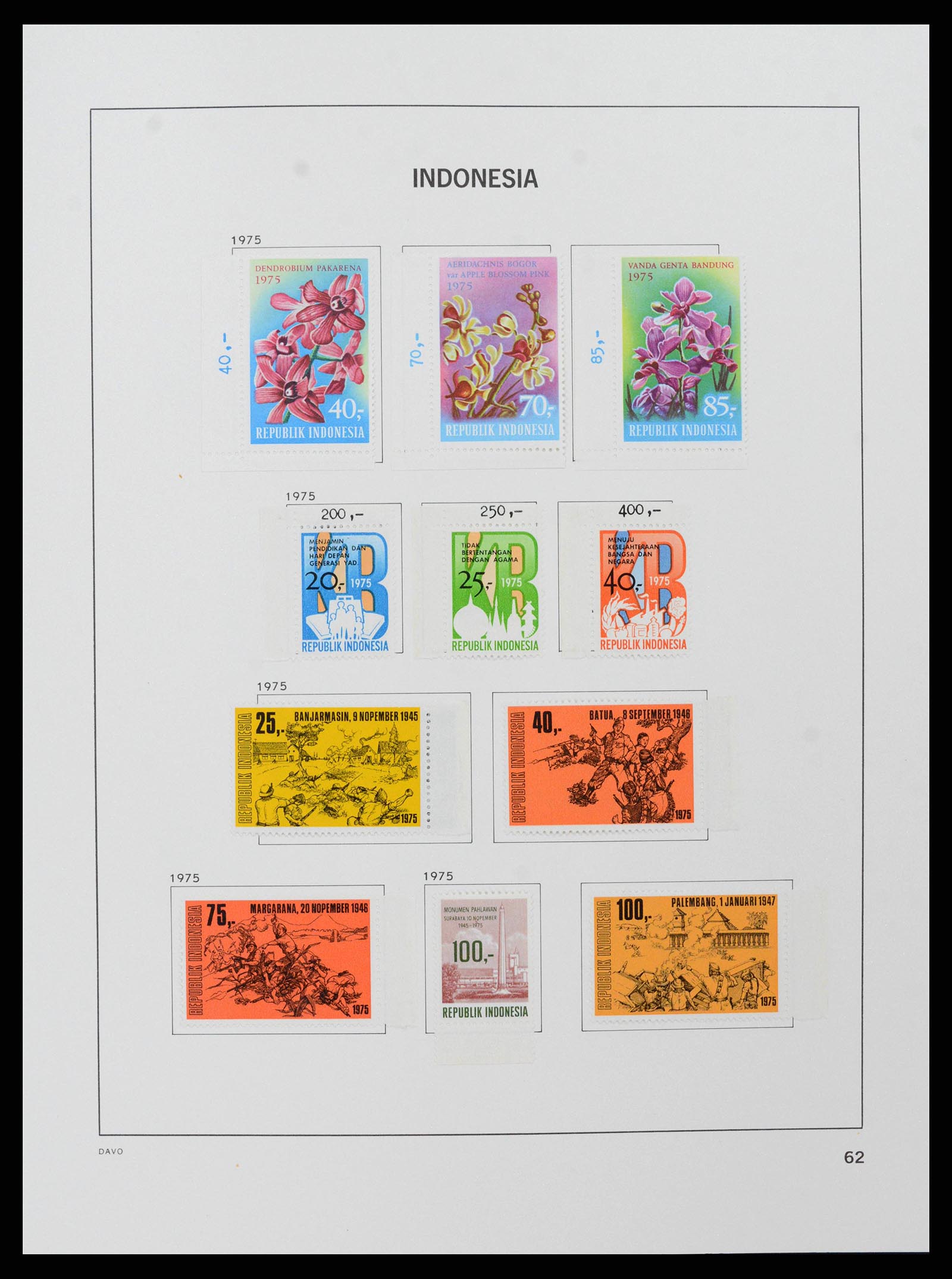 38597 0064 - Stamp collection 38597 Indonesia 1949-2003.