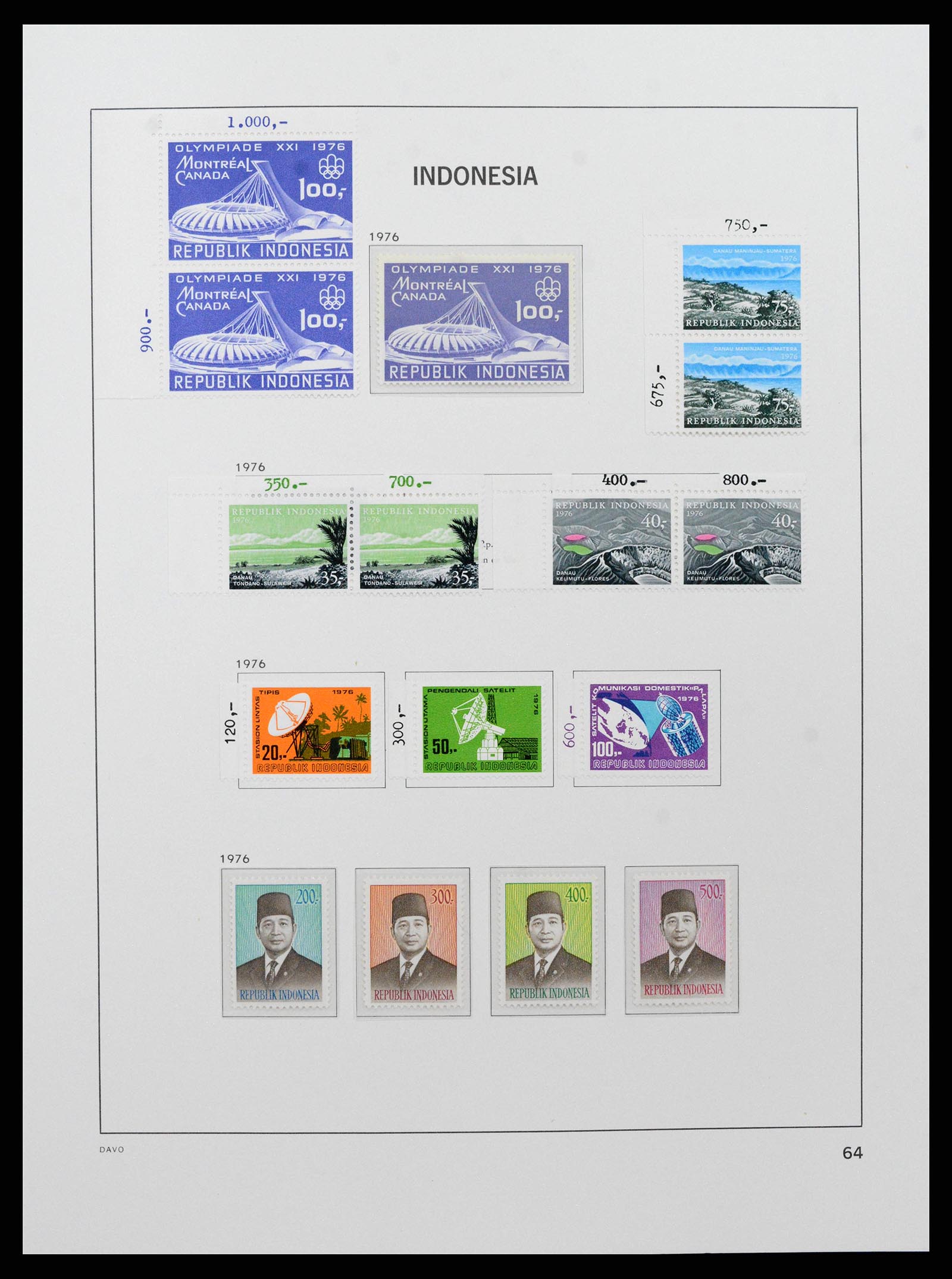 38597 0066 - Stamp collection 38597 Indonesia 1949-2003.