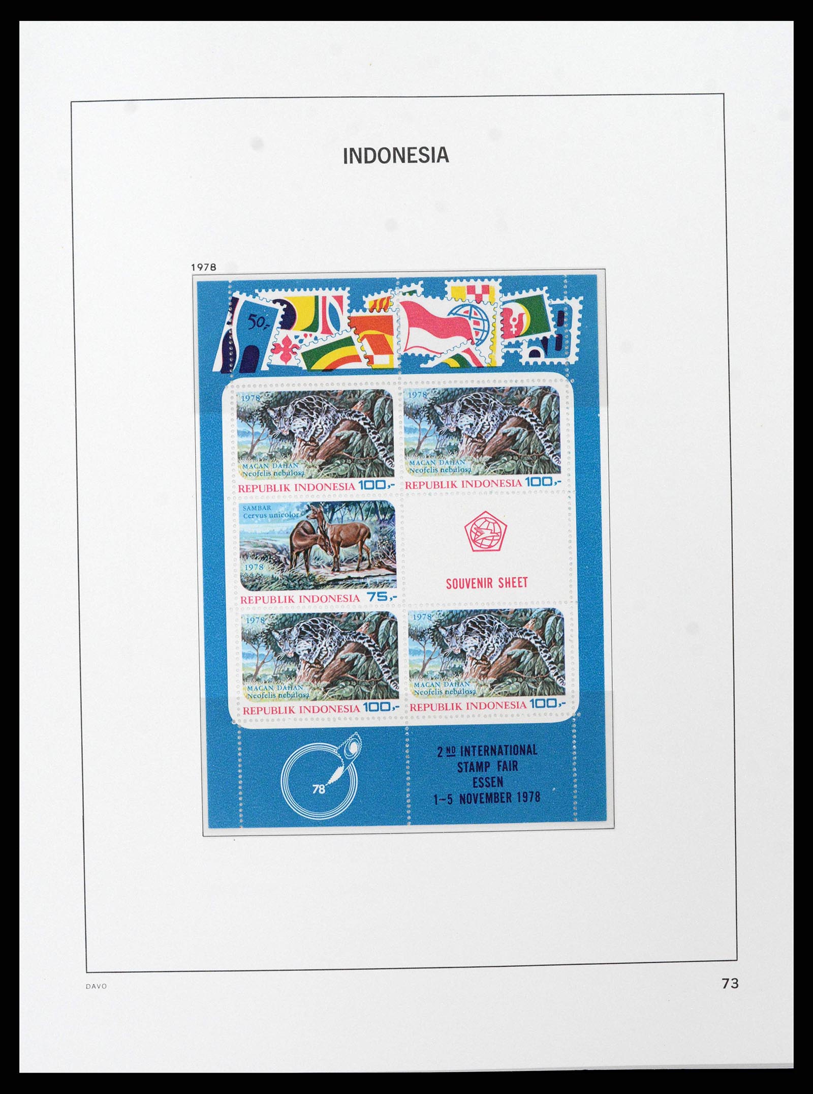 38597 0080 - Stamp collection 38597 Indonesia 1949-2003.