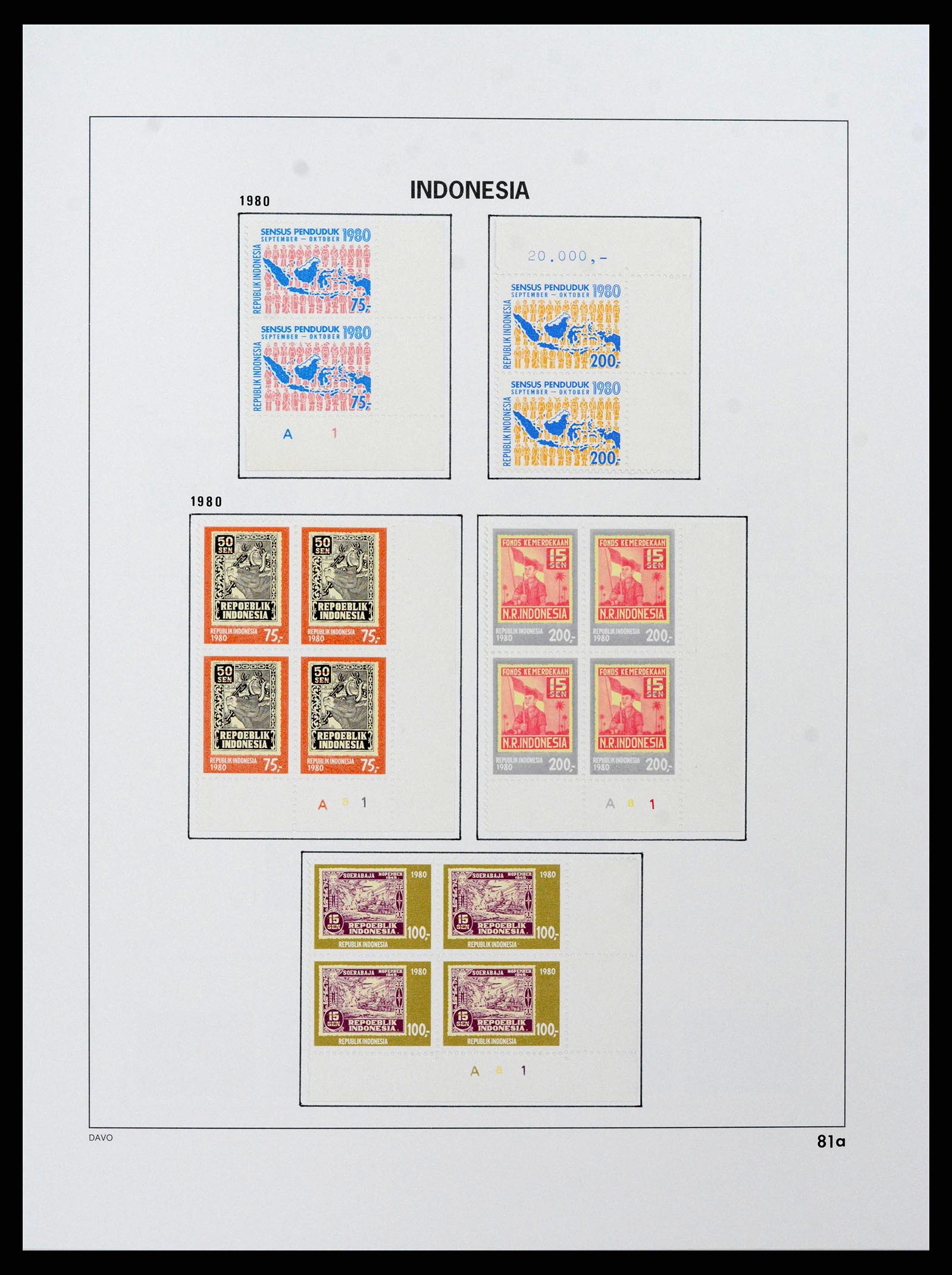 38597 0091 - Stamp collection 38597 Indonesia 1949-2003.