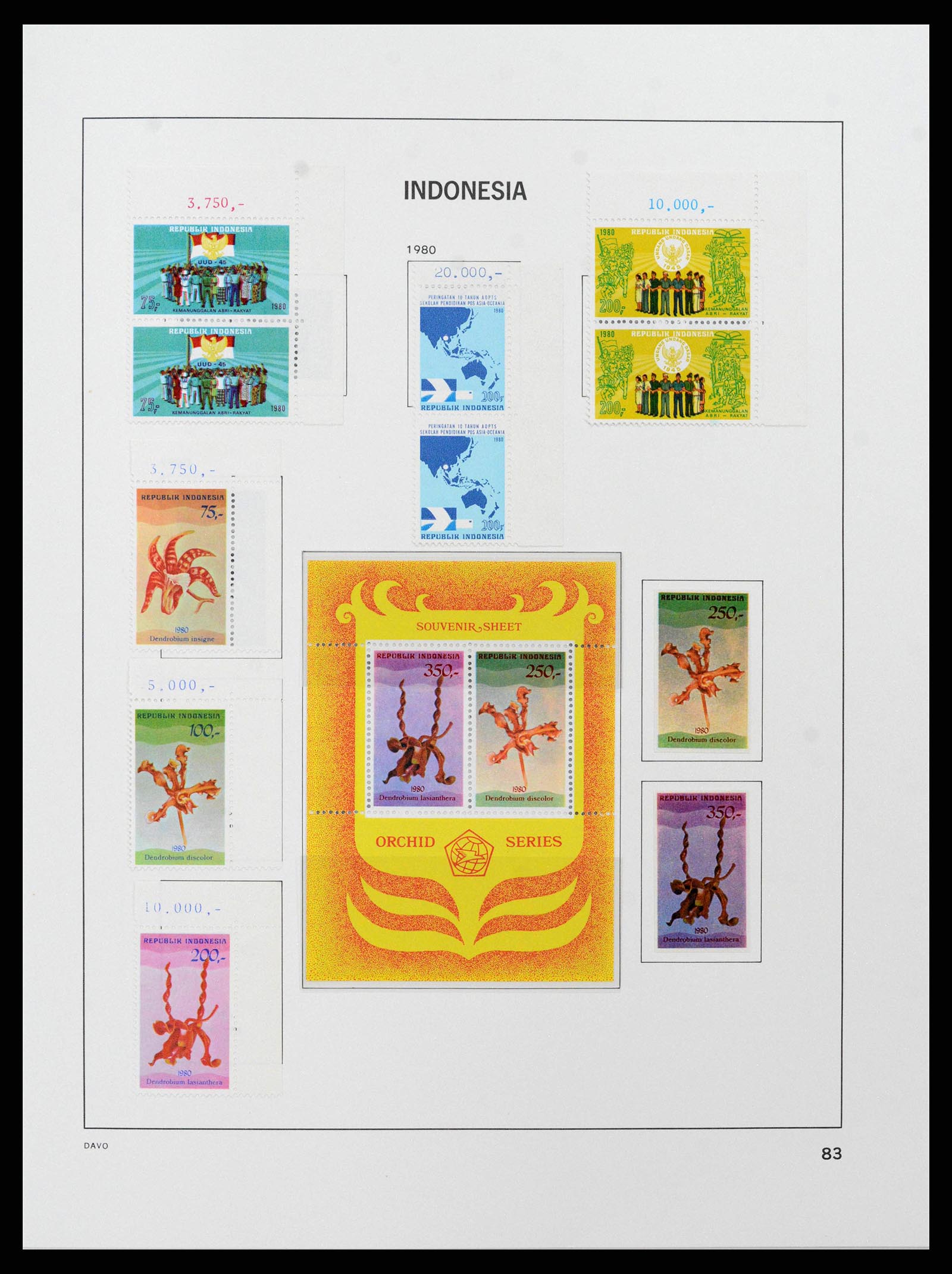 38597 0093 - Stamp collection 38597 Indonesia 1949-2003.