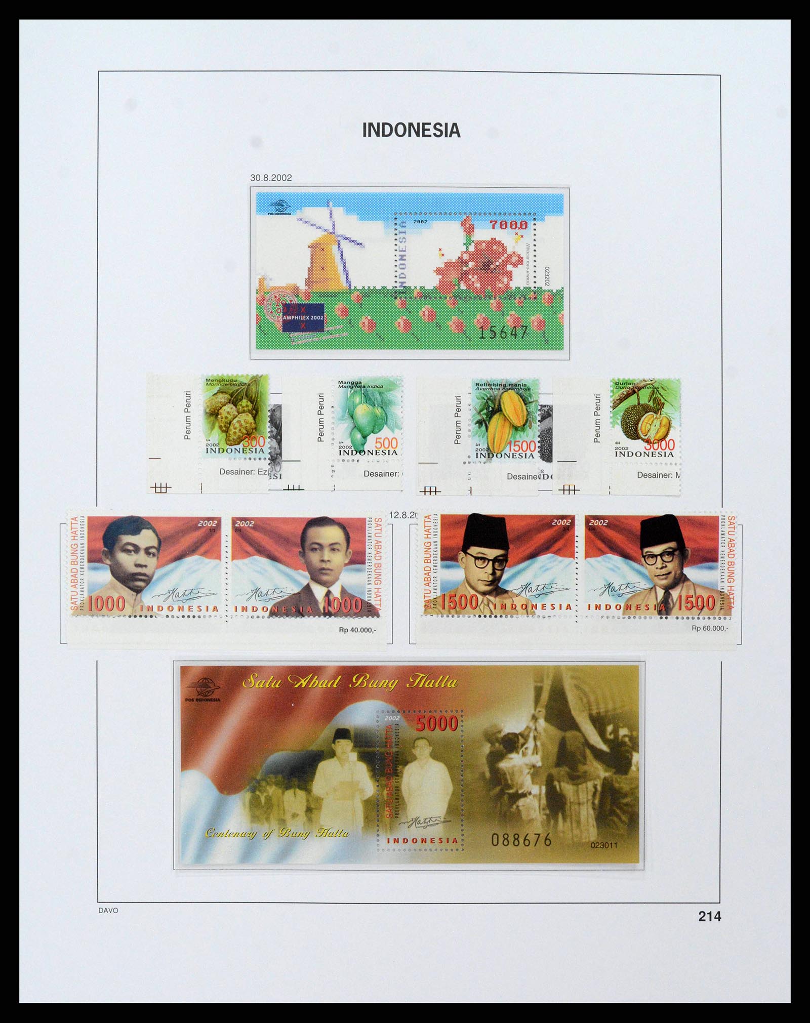 38597 0283 - Stamp collection 38597 Indonesia 1949-2003.
