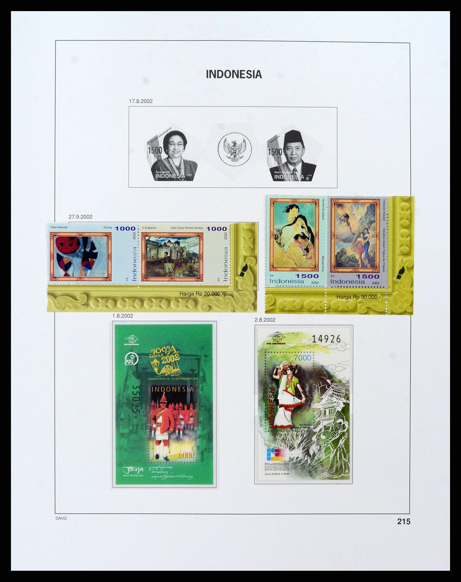 38597 0285 - Stamp collection 38597 Indonesia 1949-2003.