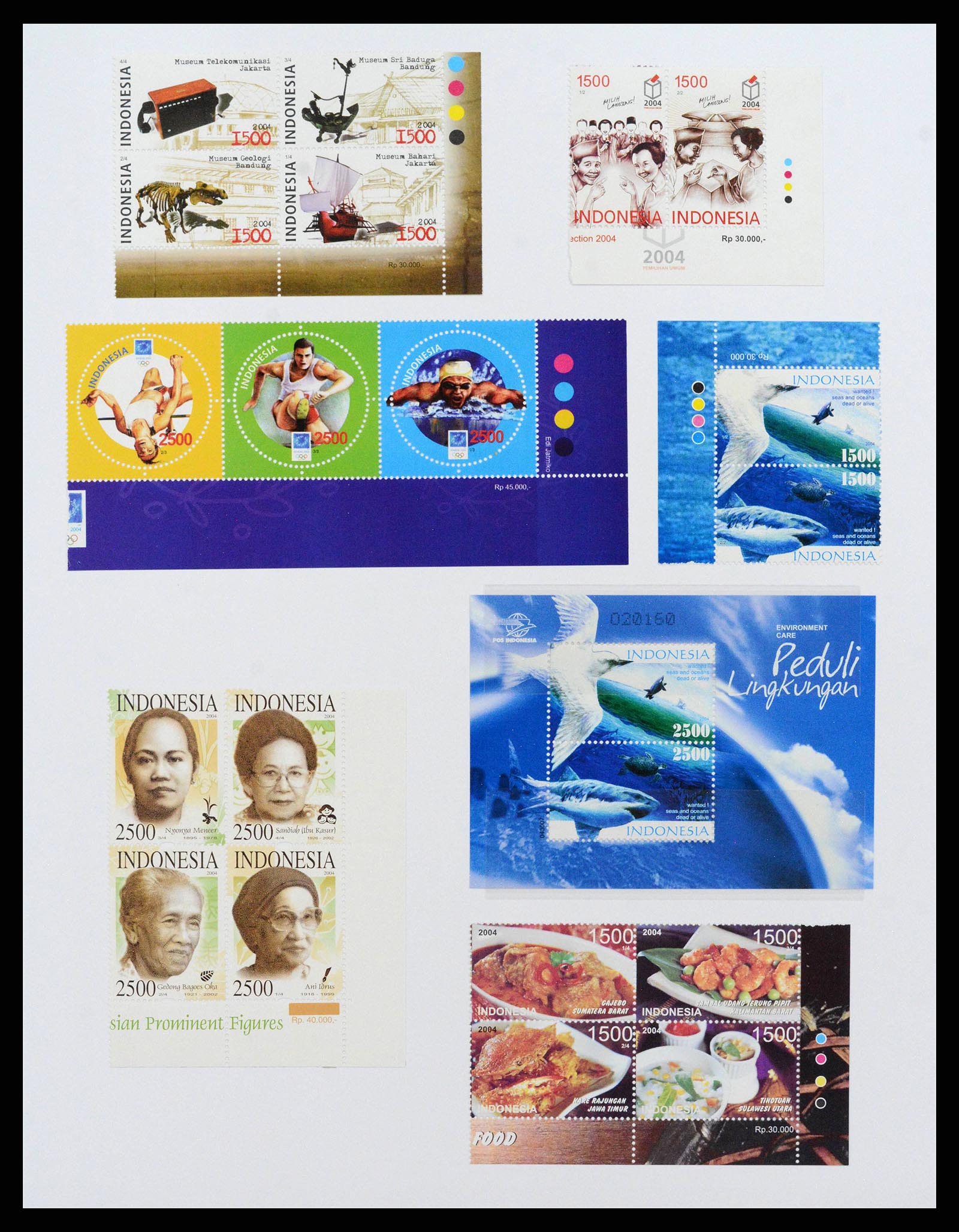38597 0298 - Stamp collection 38597 Indonesia 1949-2003.