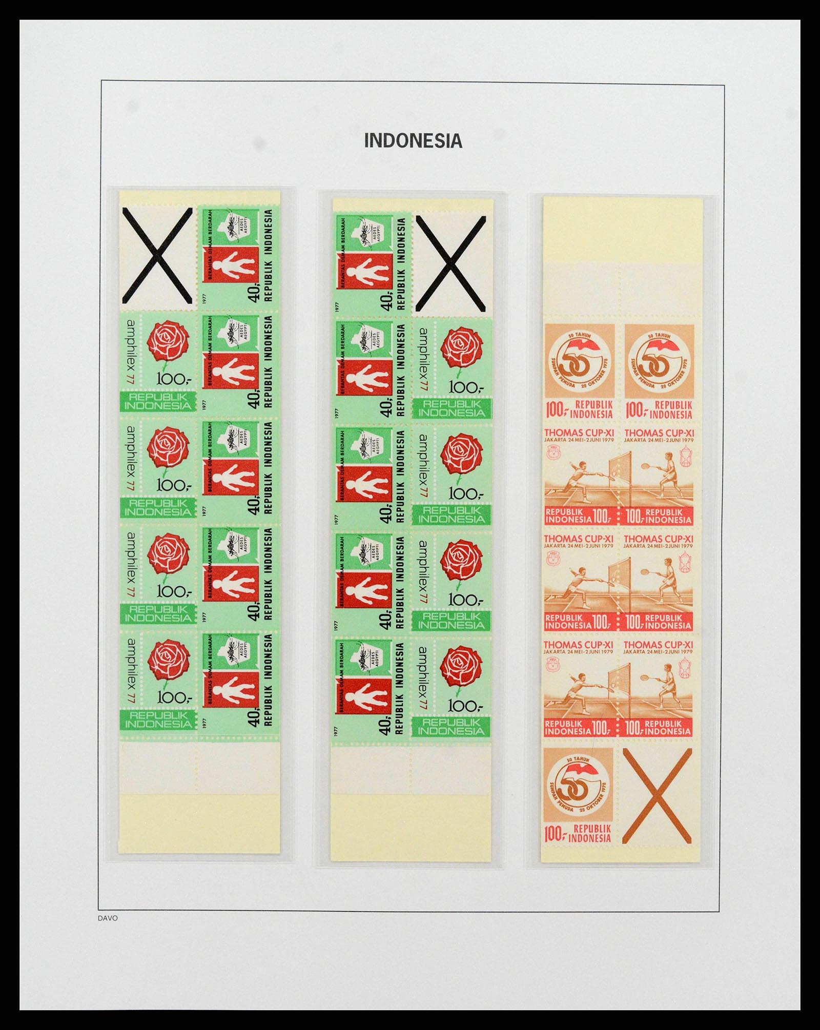 38597 0302 - Stamp collection 38597 Indonesia 1949-2003.
