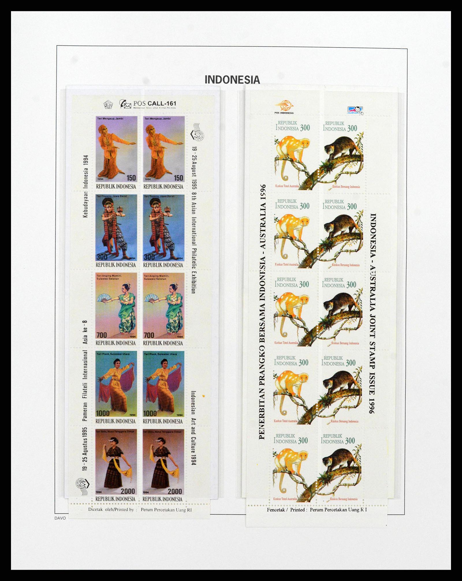 38597 0303 - Stamp collection 38597 Indonesia 1949-2003.
