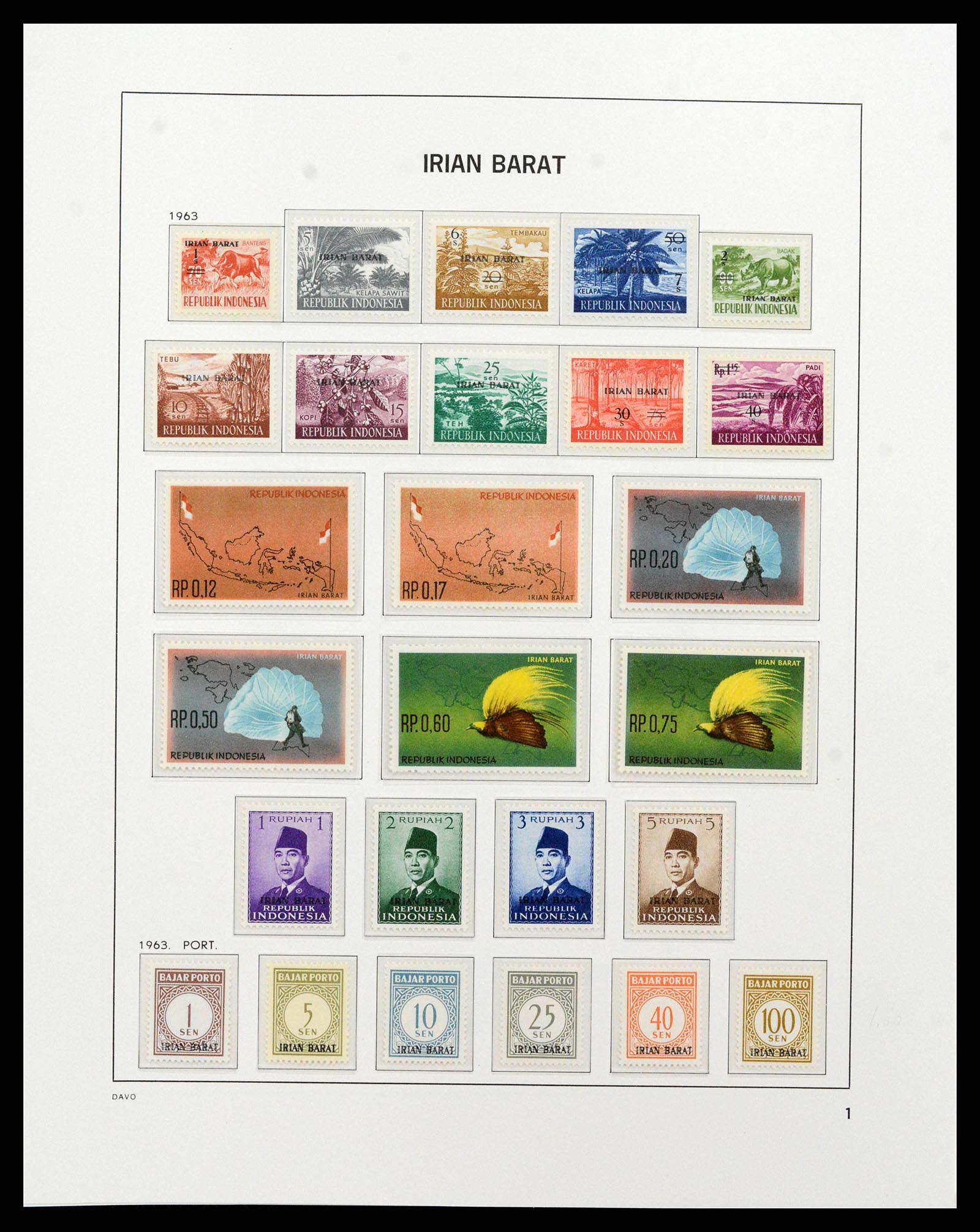 38597 0307 - Stamp collection 38597 Indonesia 1949-2003.