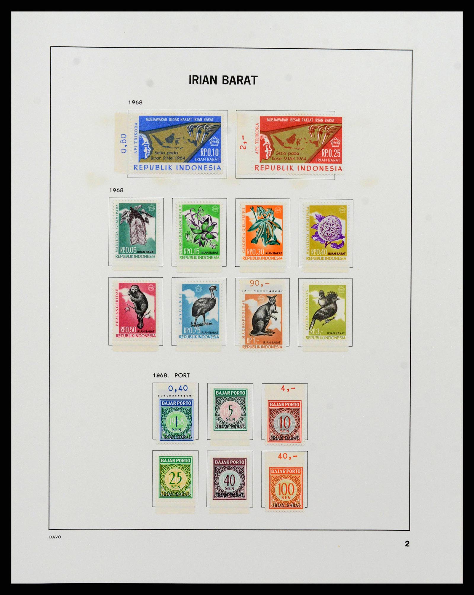 38597 0308 - Stamp collection 38597 Indonesia 1949-2003.