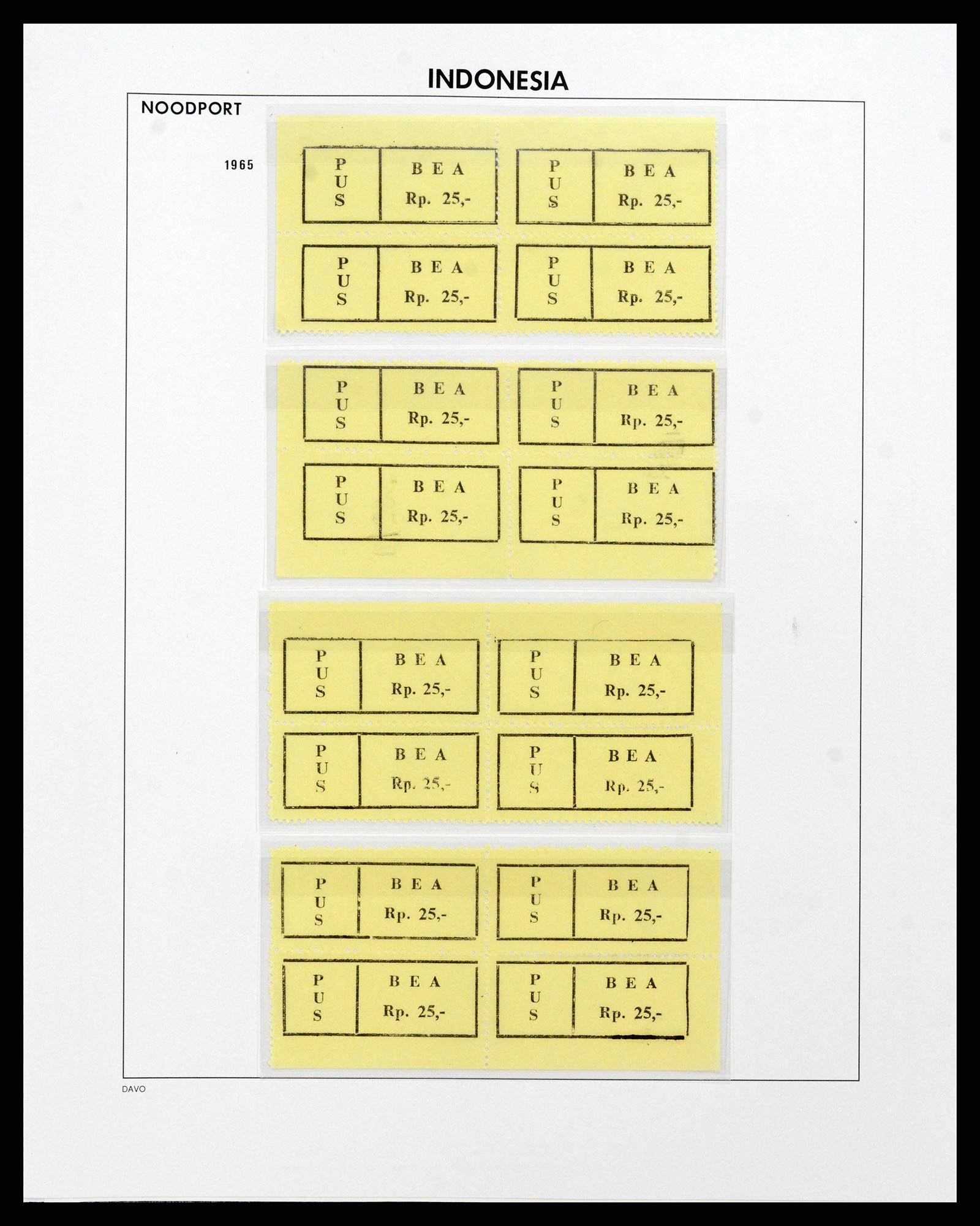 38597 0319 - Stamp collection 38597 Indonesia 1949-2003.