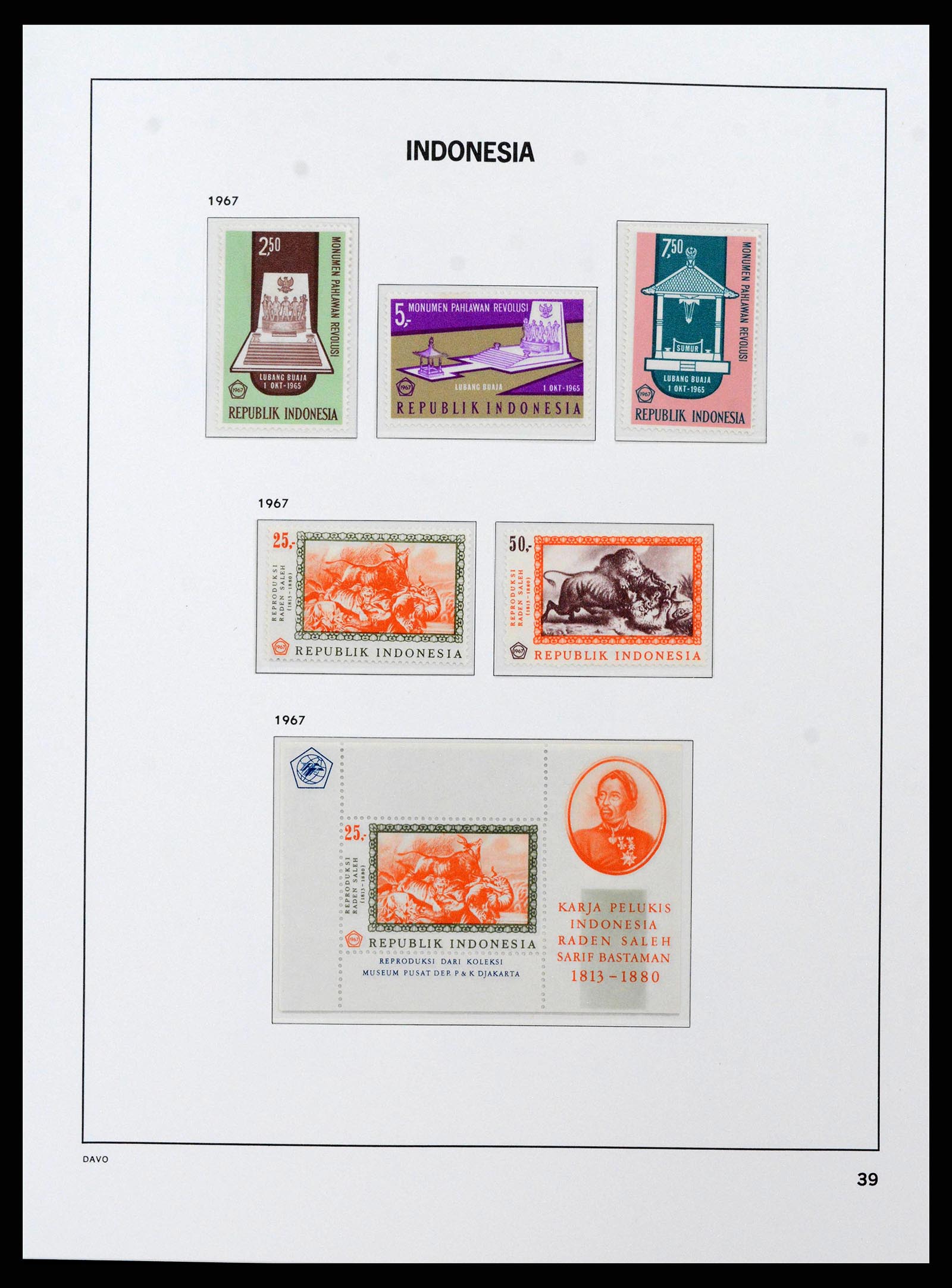 38598 0041 - Stamp collection 38598 Indonesia 1949-2005.