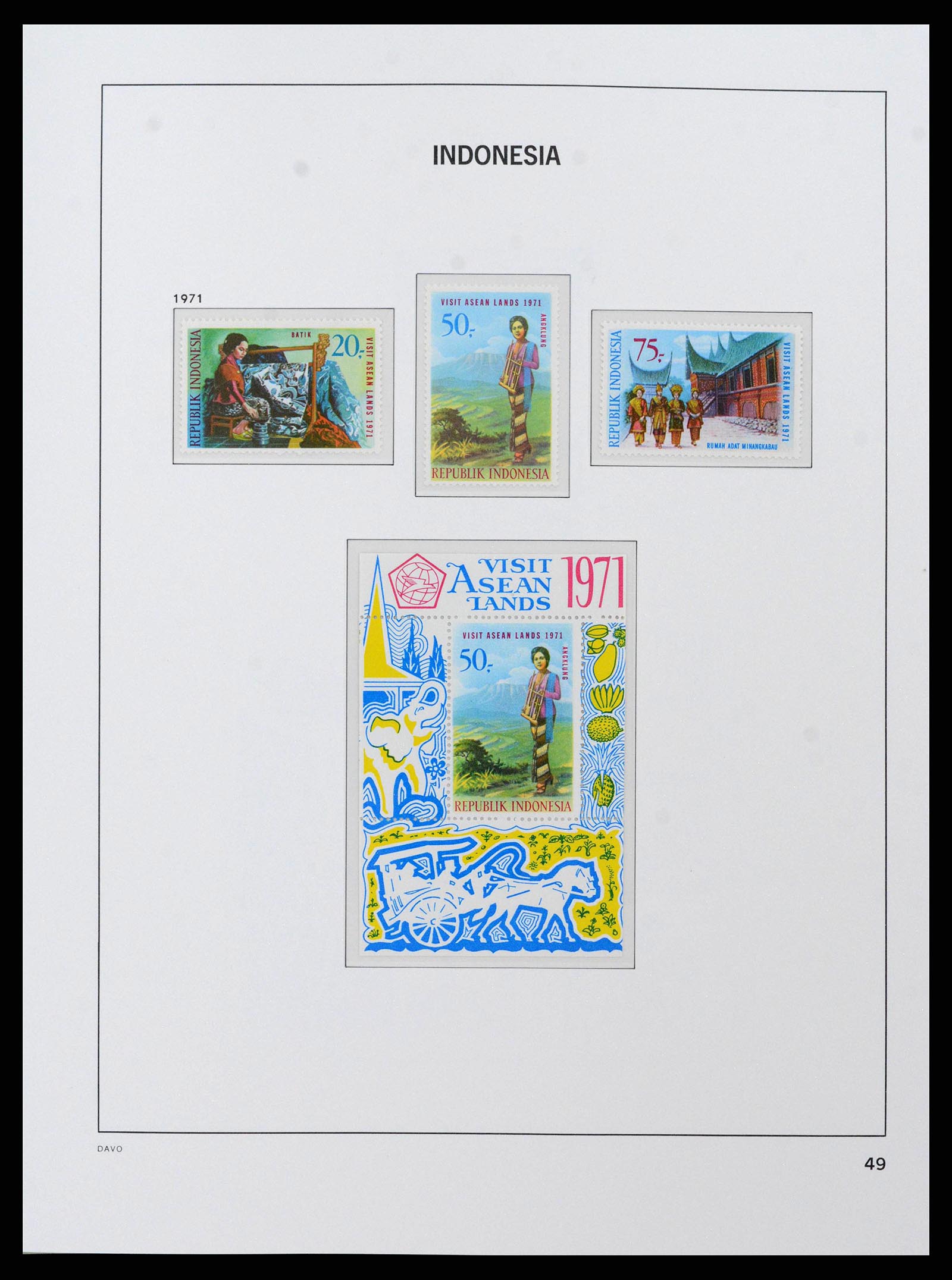 38598 0051 - Stamp collection 38598 Indonesia 1949-2005.