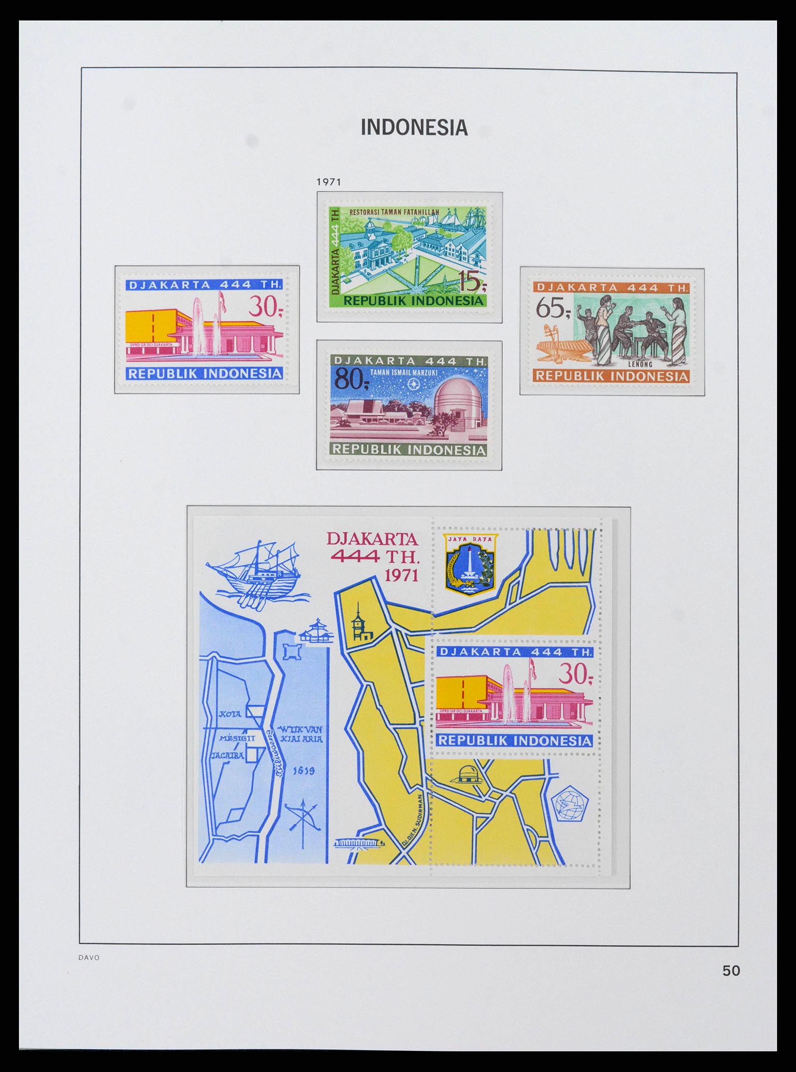 38598 0052 - Stamp collection 38598 Indonesia 1949-2005.