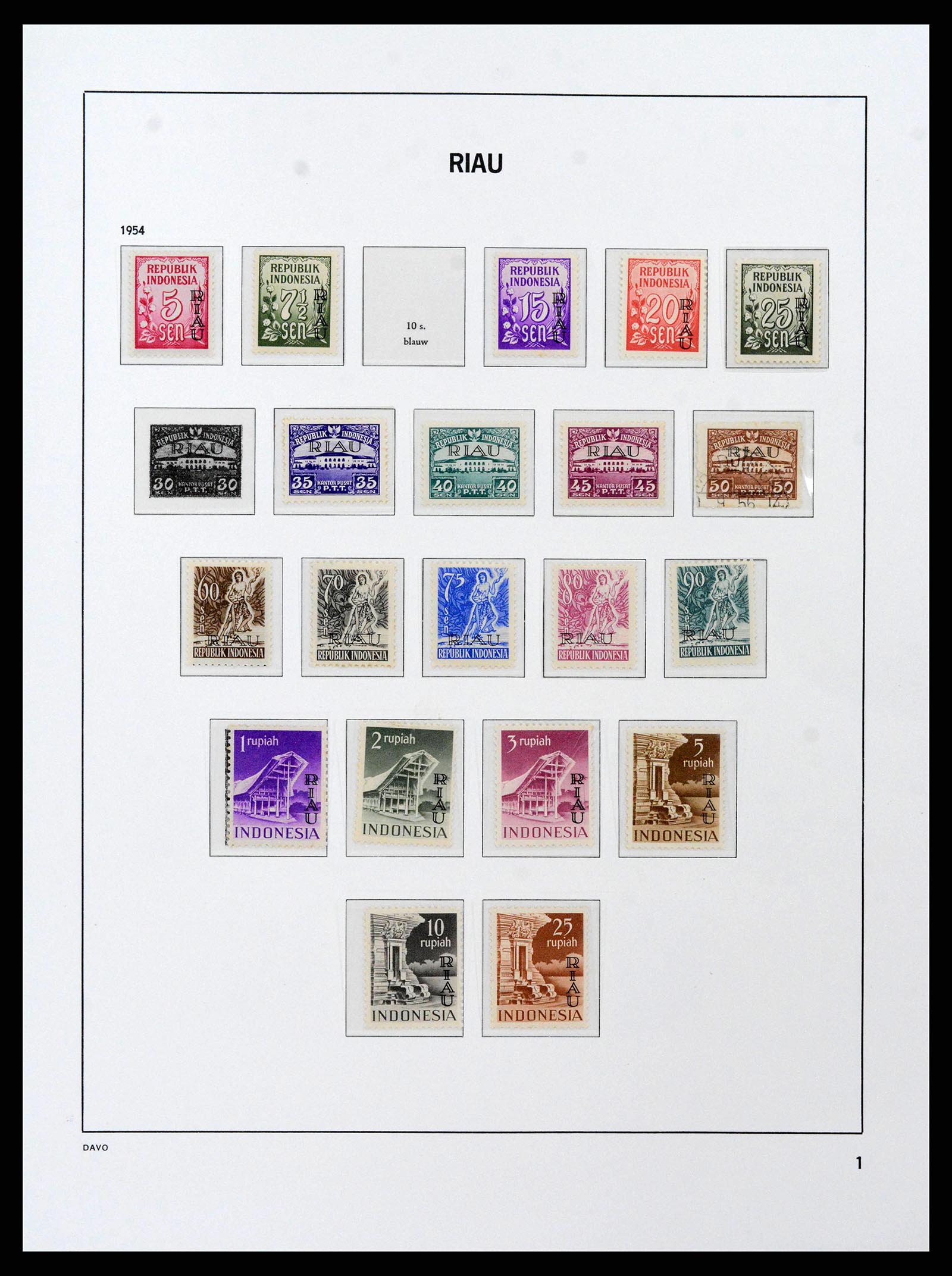 38598 0069 - Stamp collection 38598 Indonesia 1949-2005.