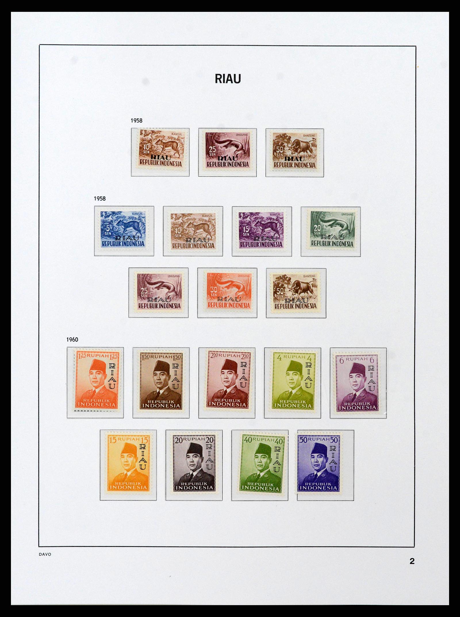 38598 0070 - Stamp collection 38598 Indonesia 1949-2005.
