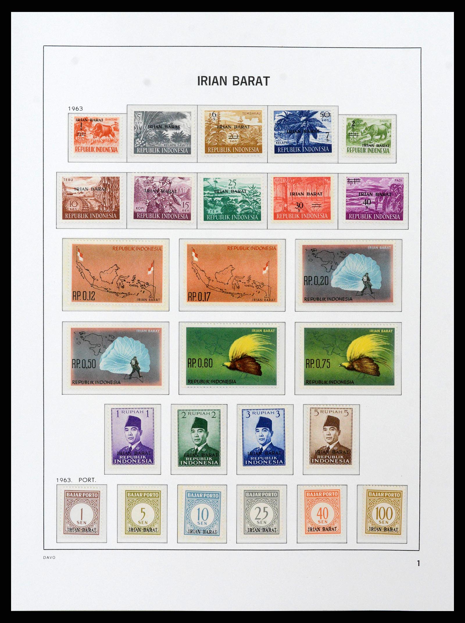 38598 0071 - Stamp collection 38598 Indonesia 1949-2005.