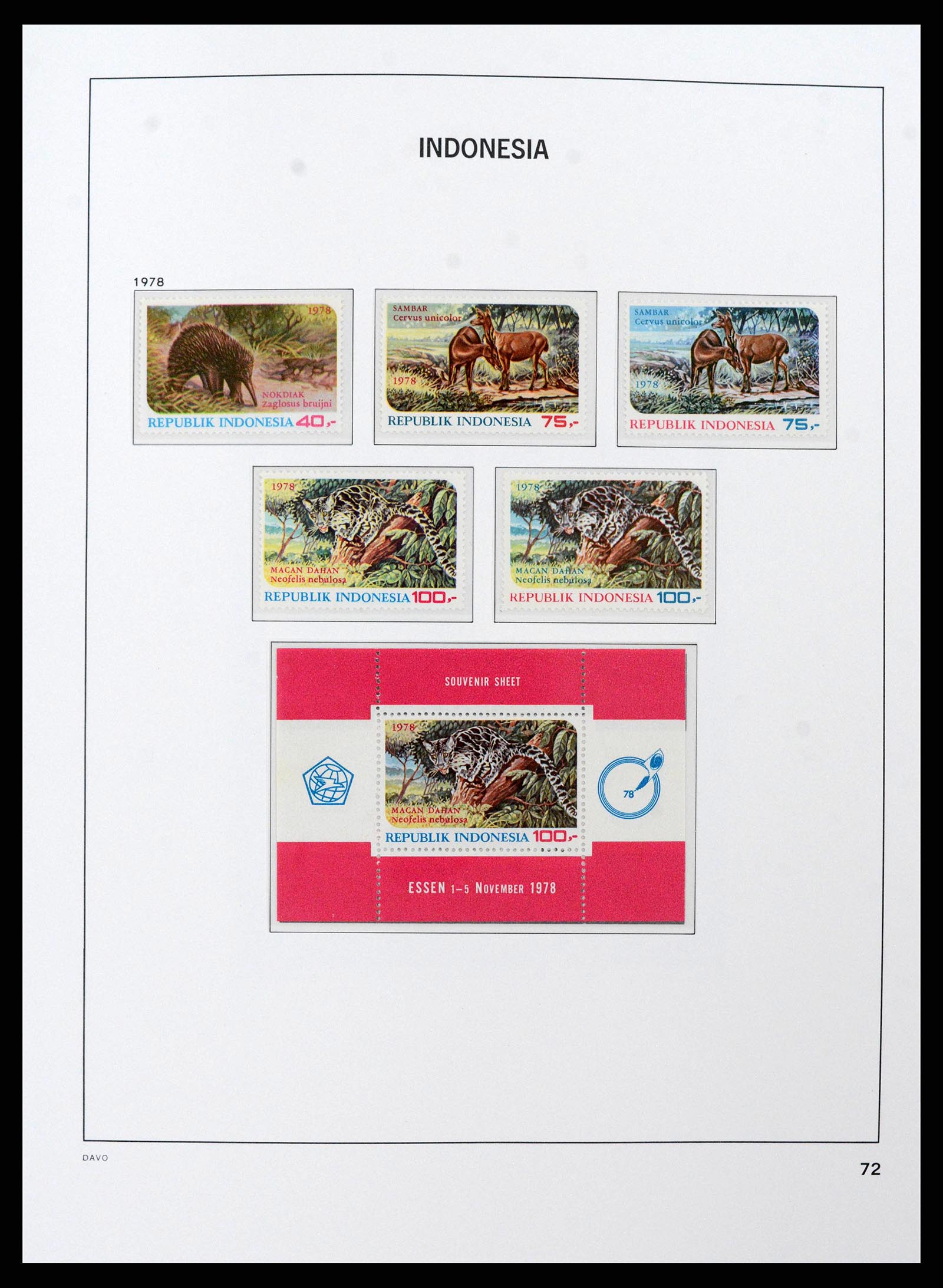 38598 0083 - Stamp collection 38598 Indonesia 1949-2005.