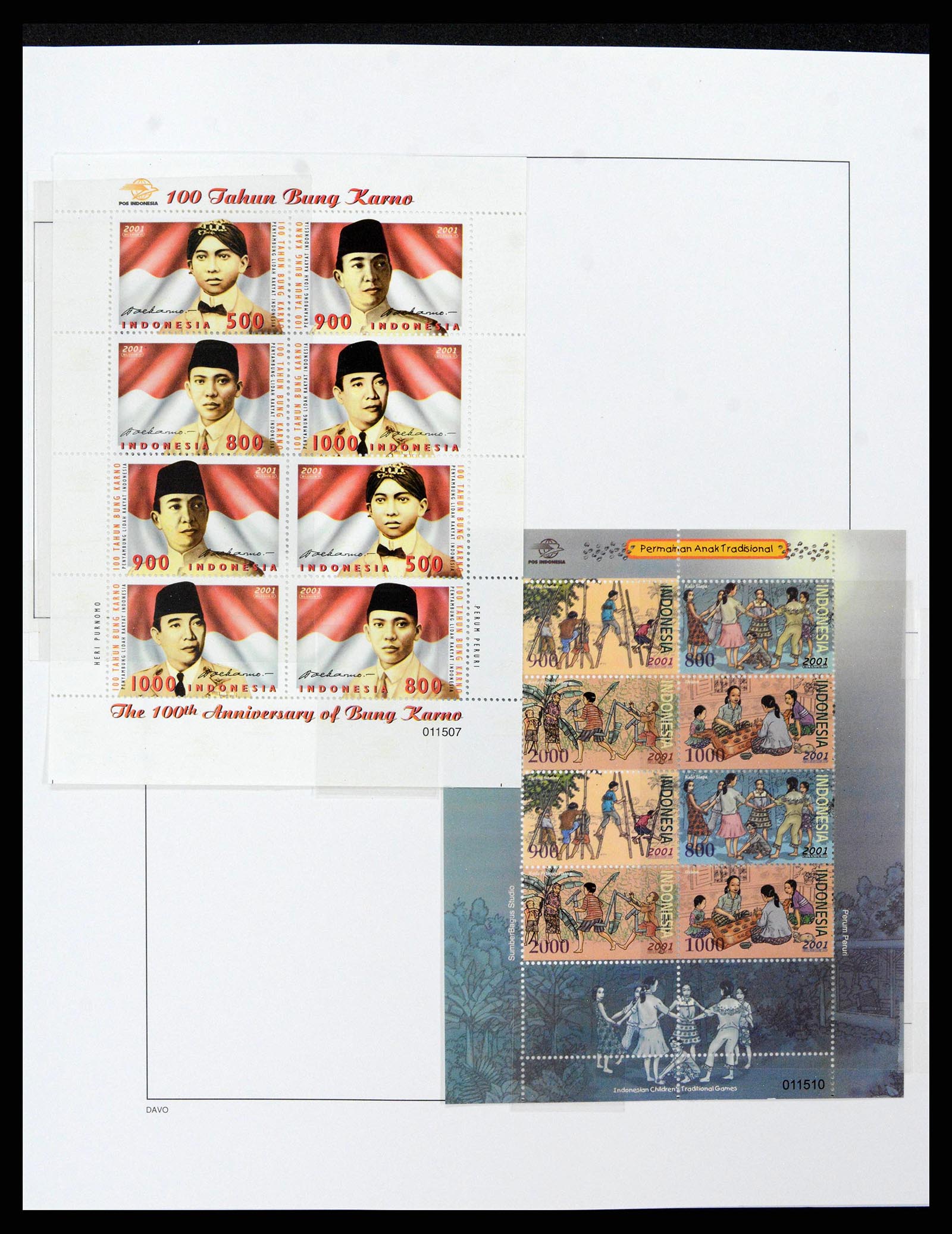 38598 0243 - Stamp collection 38598 Indonesia 1949-2005.