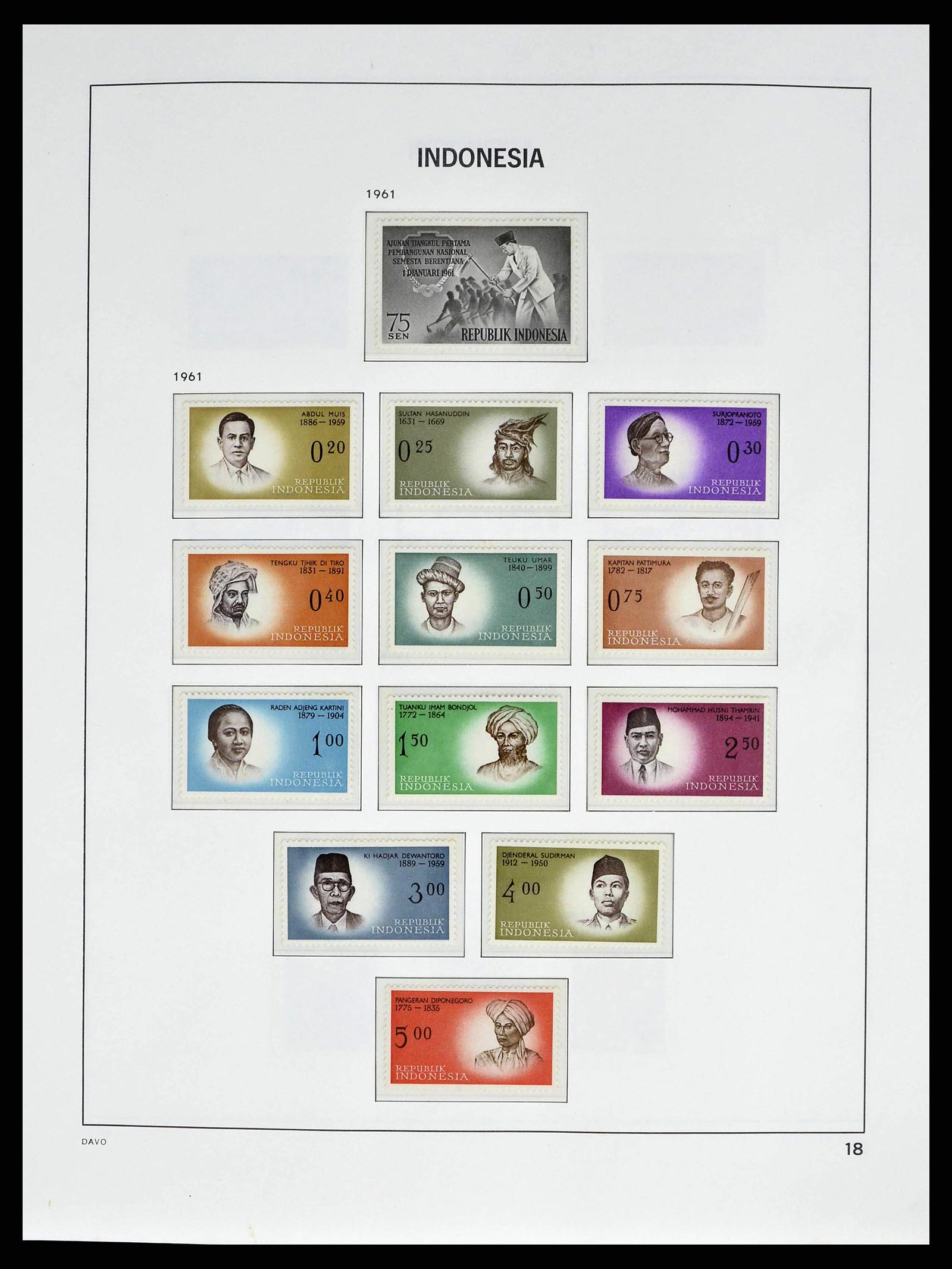 38601 0021 - Stamp collection 38601 Indonesia 1949-2007.