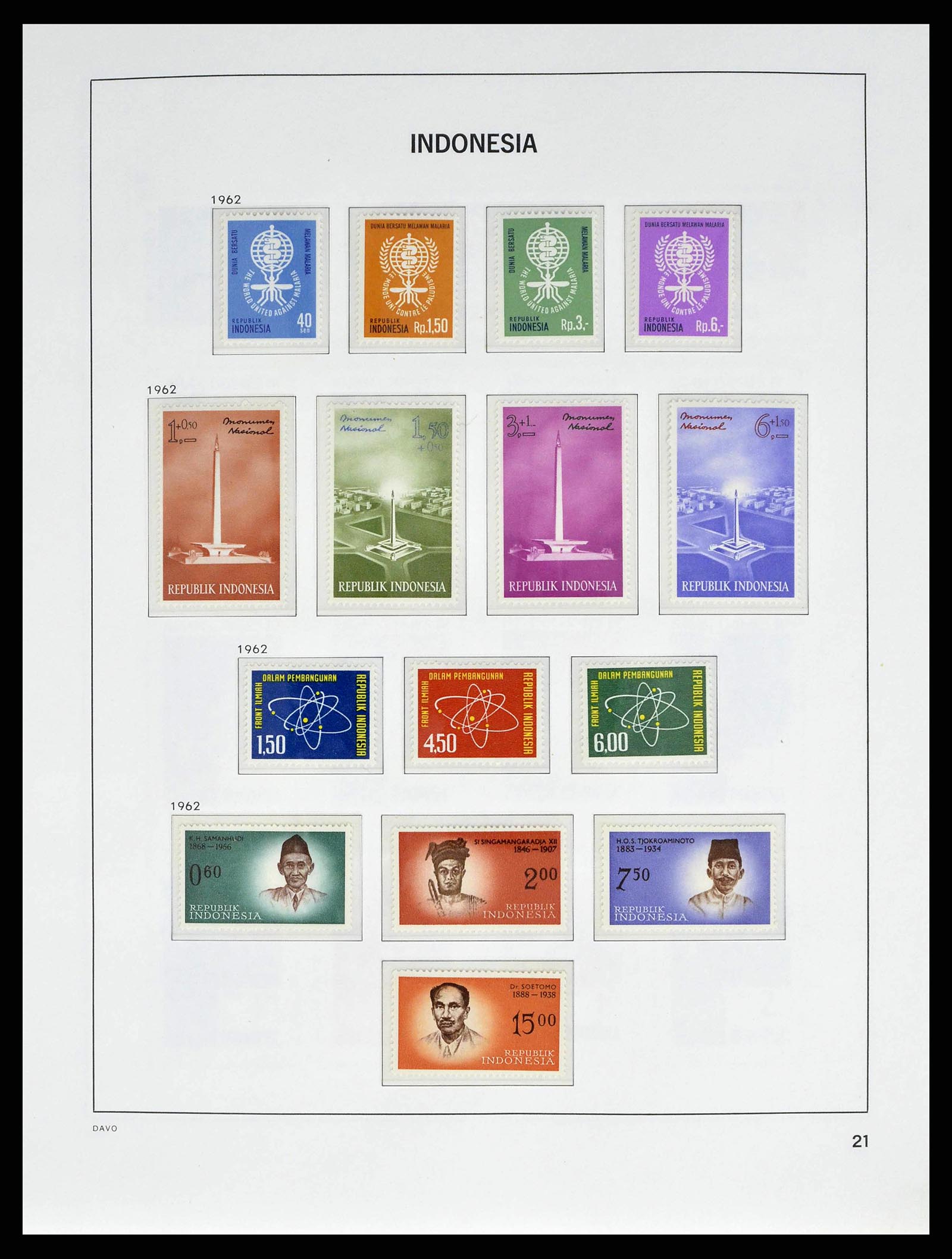 38601 0024 - Stamp collection 38601 Indonesia 1949-2007.